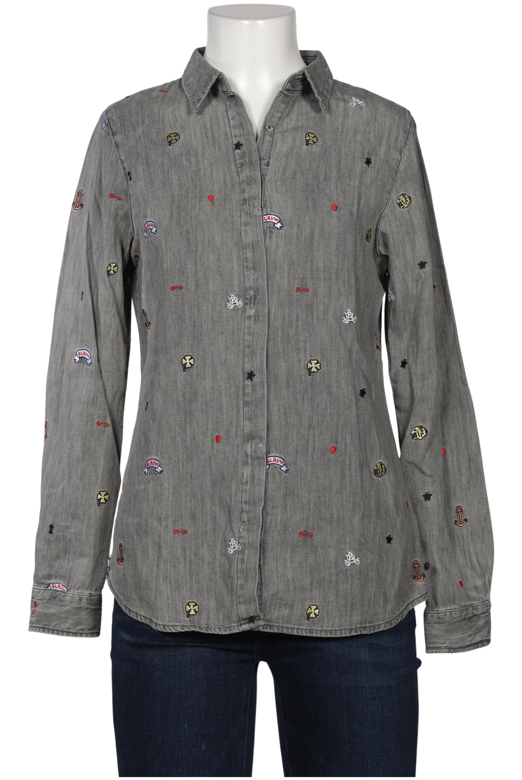 

Maison Scotch Damen Bluse, grau, Gr. 38