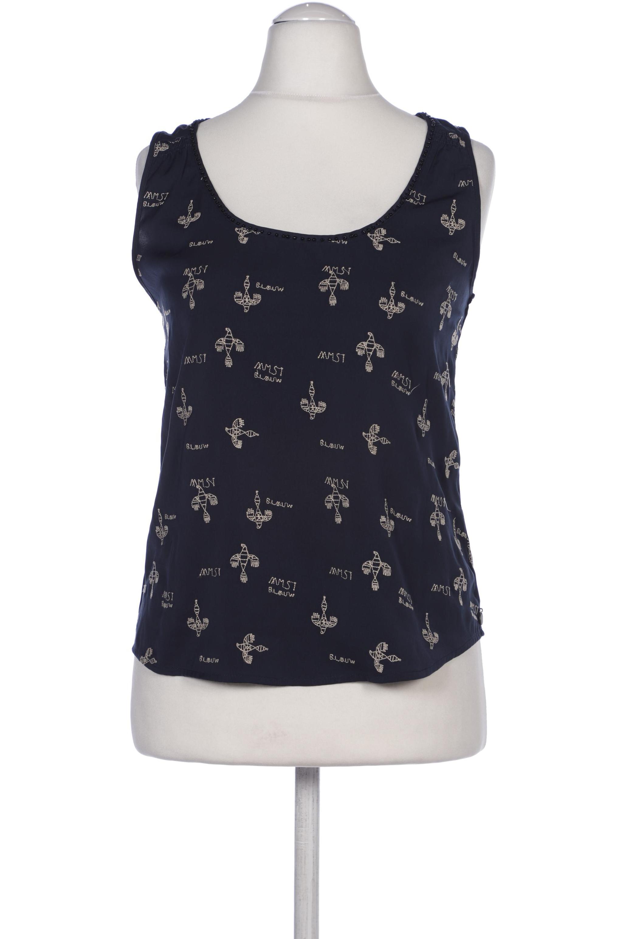 

Maison Scotch Damen Bluse, marineblau, Gr. 38