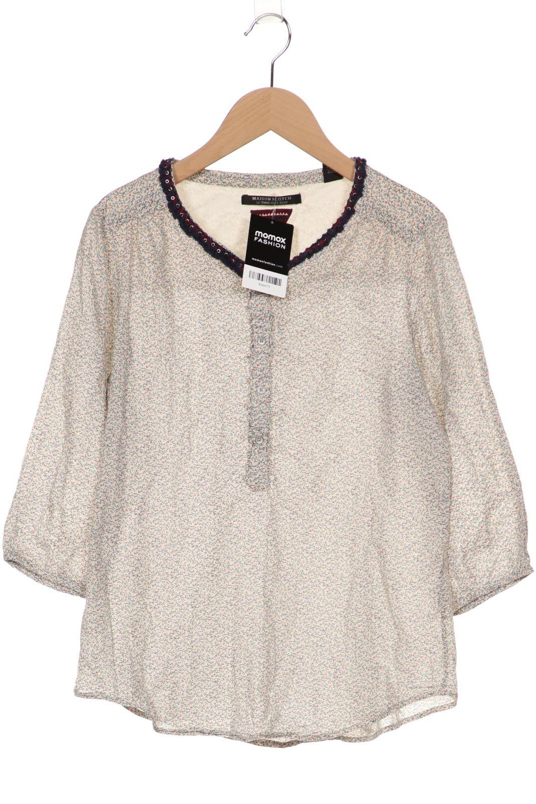 

Maison Scotch Damen Langarmshirt, cremeweiß