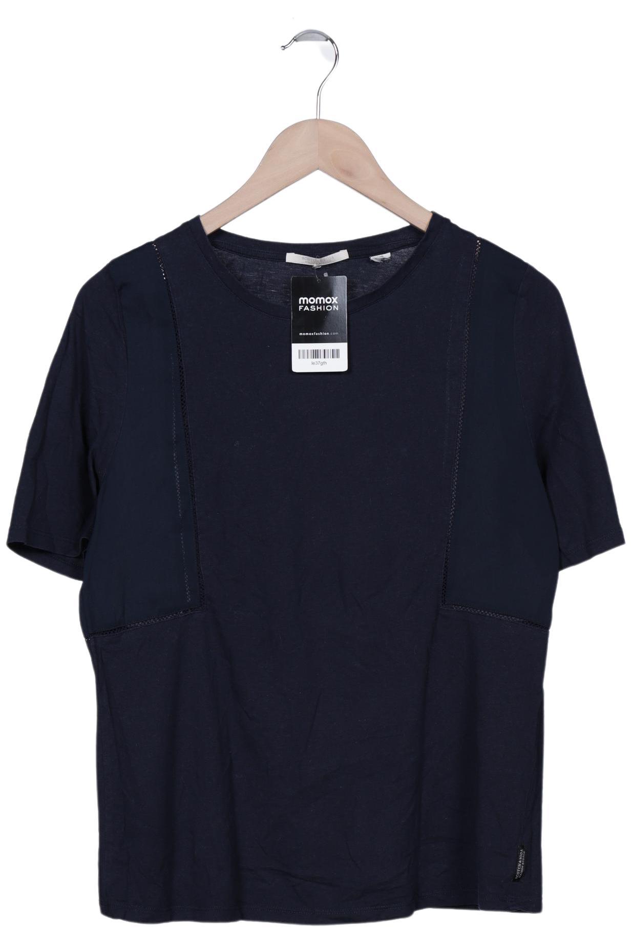 

Maison Scotch Damen T-Shirt, marineblau, Gr. 38
