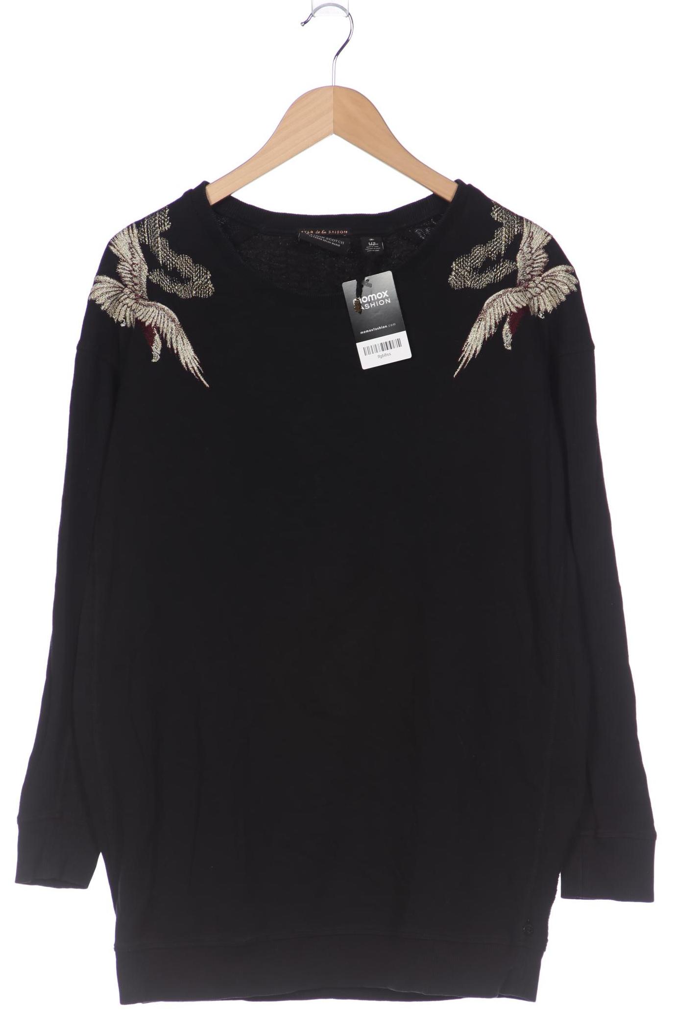 

Maison Scotch Damen Sweatshirt, schwarz