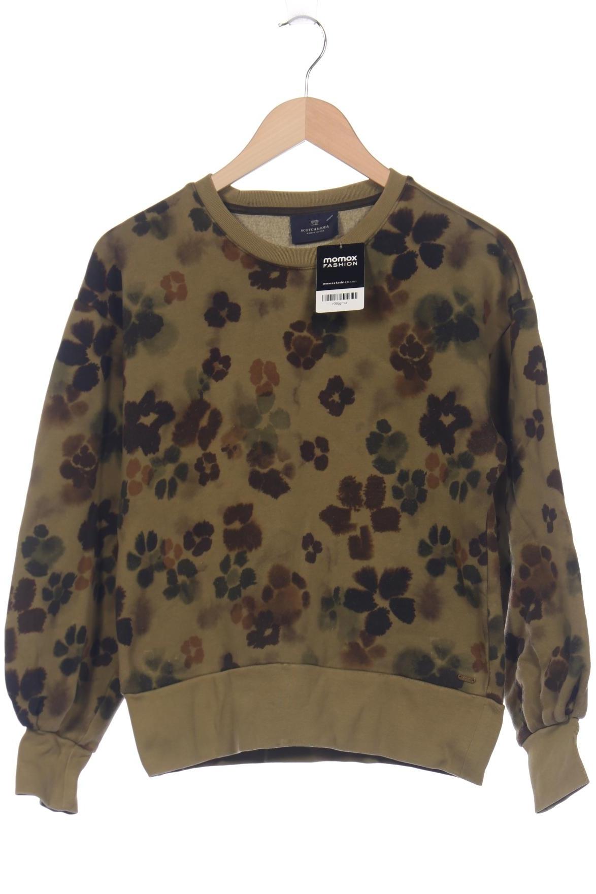 

Maison Scotch Damen Sweatshirt, grün, Gr. 38