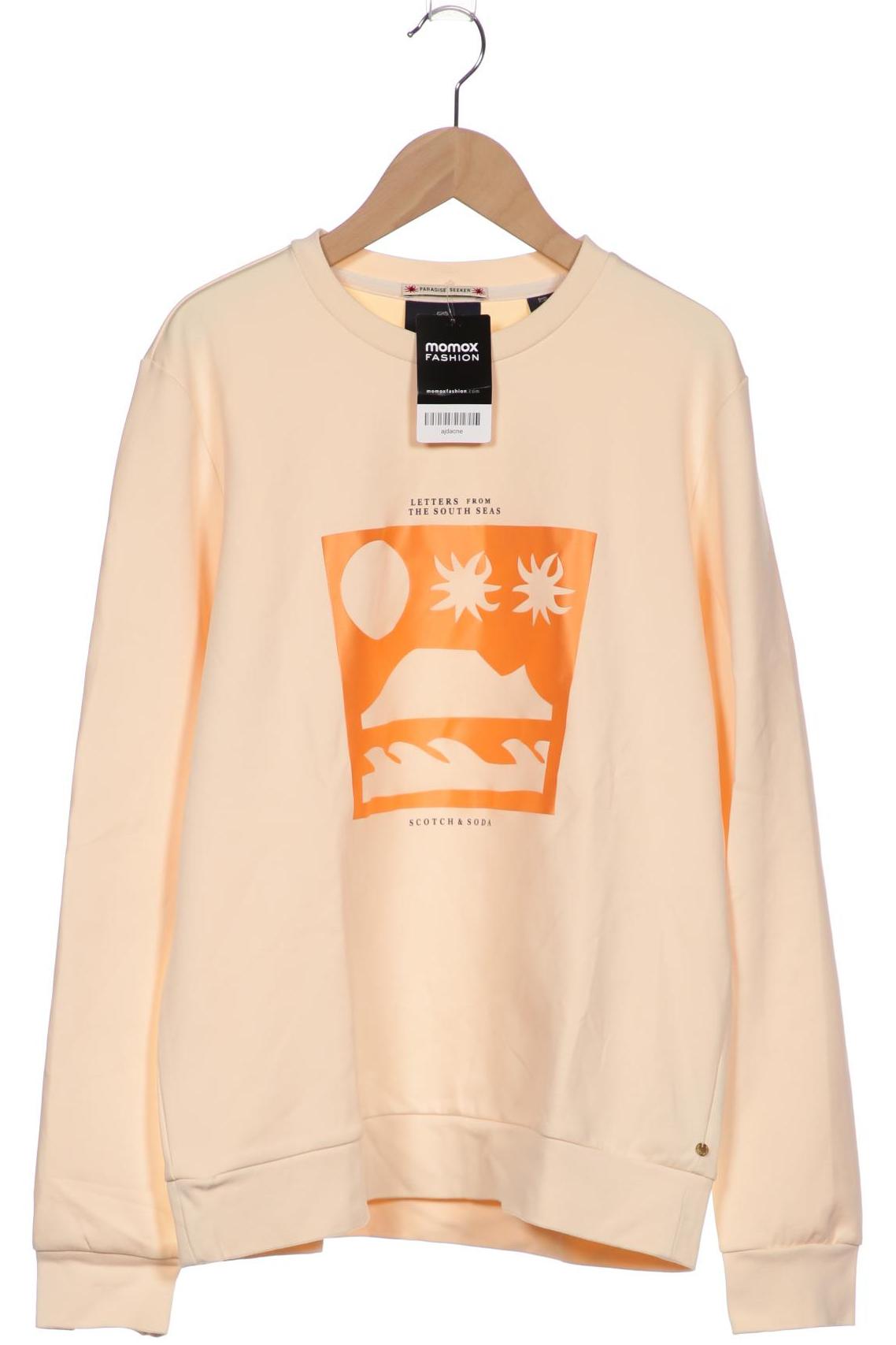

Maison Scotch Damen Sweatshirt, orange, Gr. 44