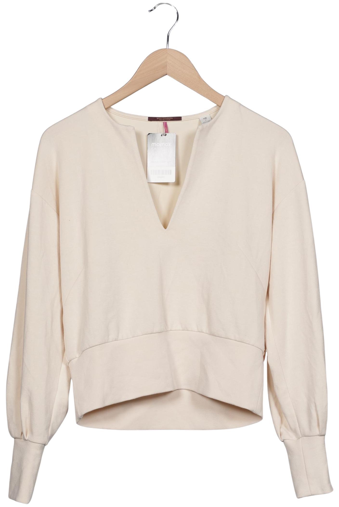 

Maison Scotch Damen Sweatshirt, cremeweiß, Gr. 36