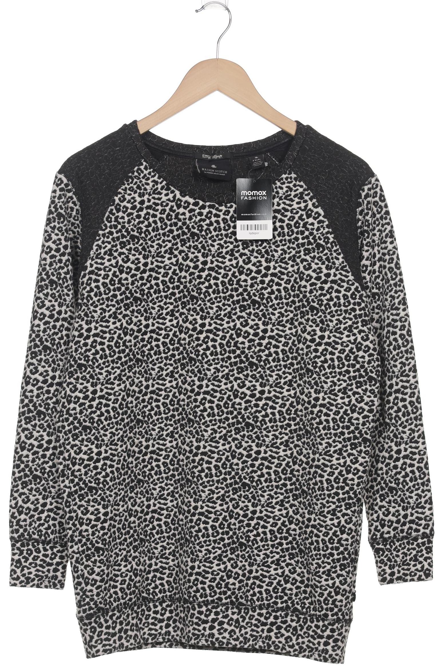 

Maison Scotch Damen Sweatshirt, schwarz, Gr. 34