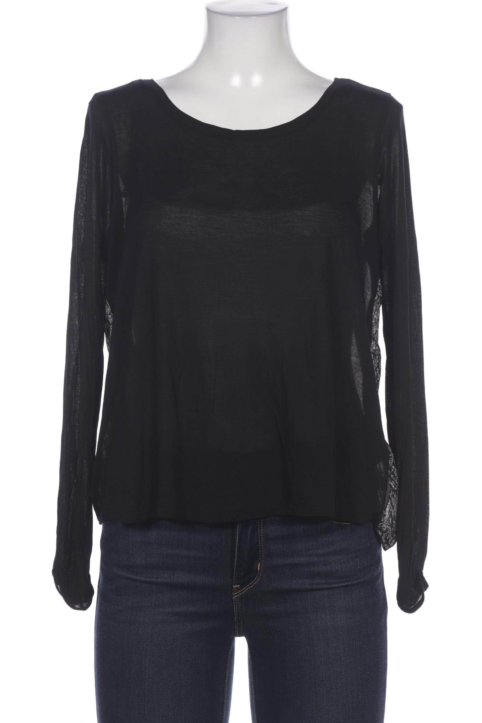 

Maison Scotch Damen Langarmshirt, schwarz, Gr. 38