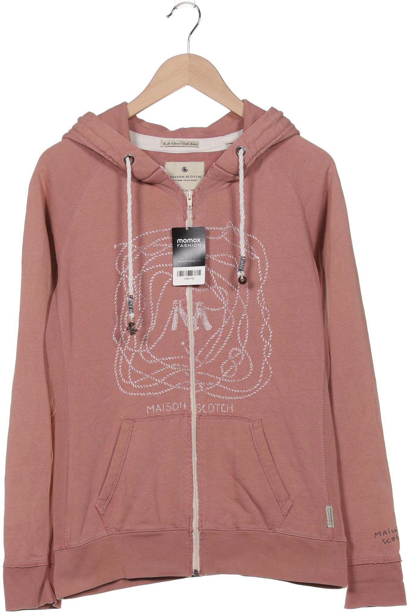 

Maison Scotch Damen Kapuzenpullover, orange, Gr. 40