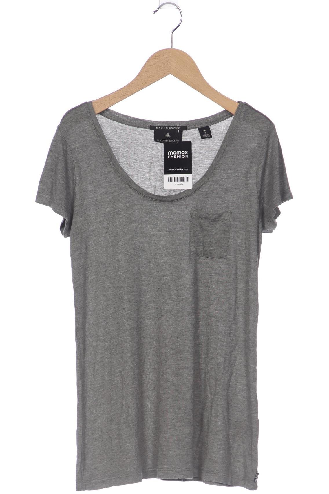 

Maison Scotch Damen T-Shirt, grau, Gr. 36