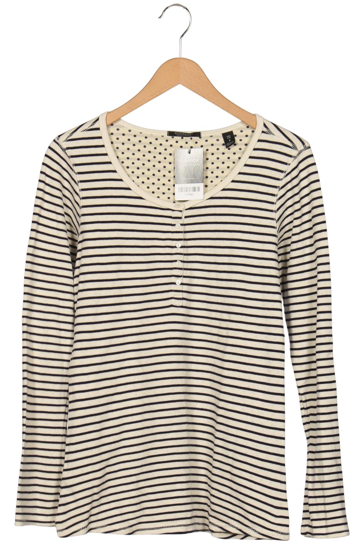

Maison Scotch Damen Langarmshirt, cremeweiß, Gr. 40