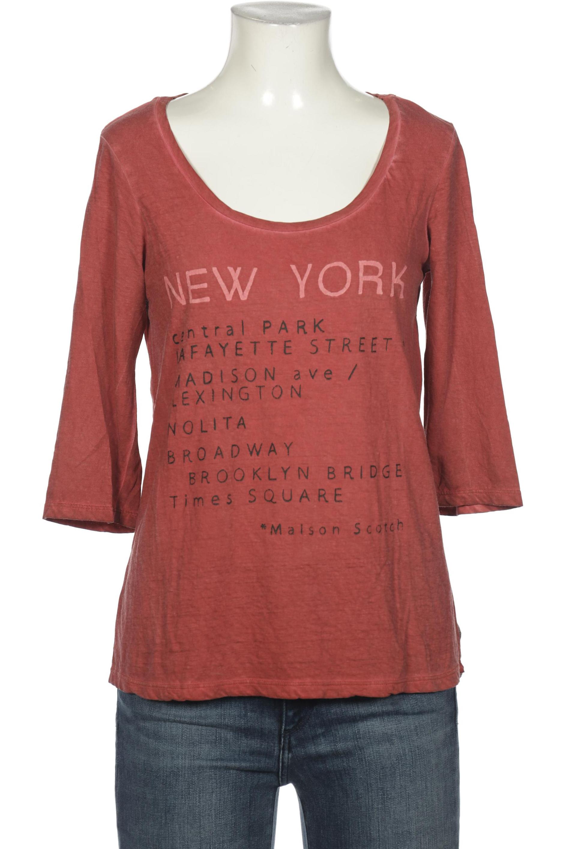 

Maison Scotch Damen Langarmshirt, rot, Gr. 36