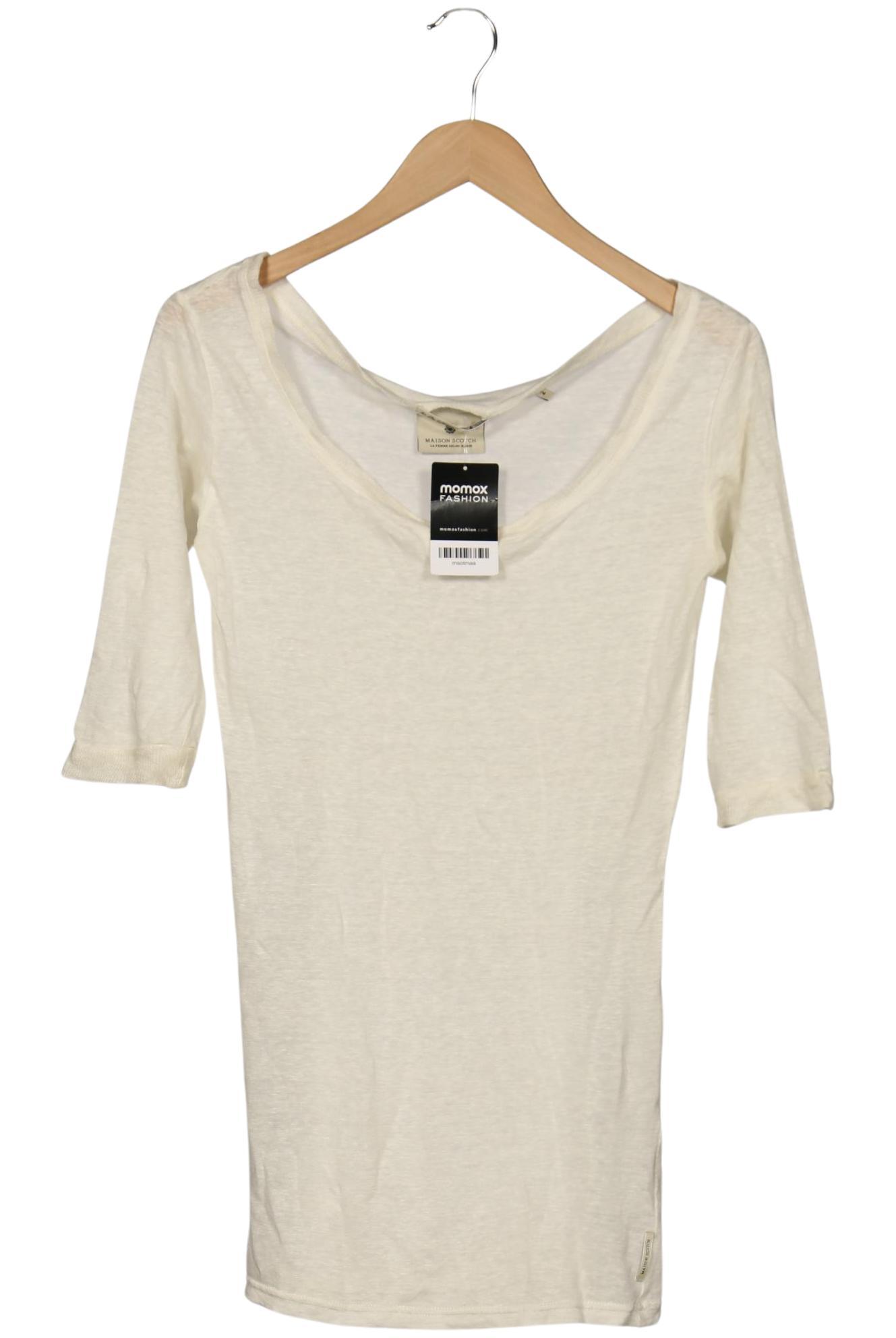 

Maison Scotch Damen Langarmshirt, cremeweiß, Gr. 38