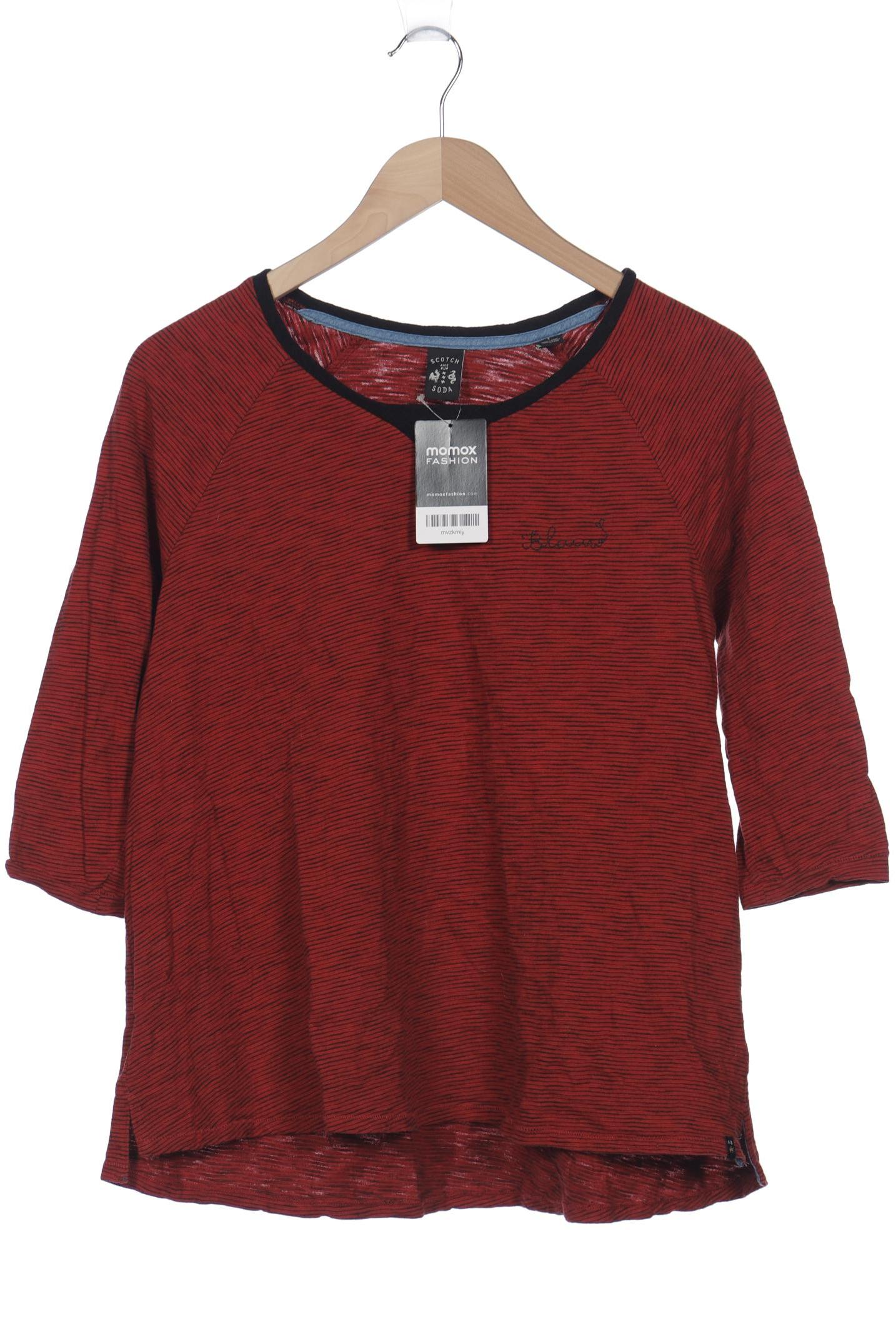 

Maison Scotch Damen Langarmshirt, rot