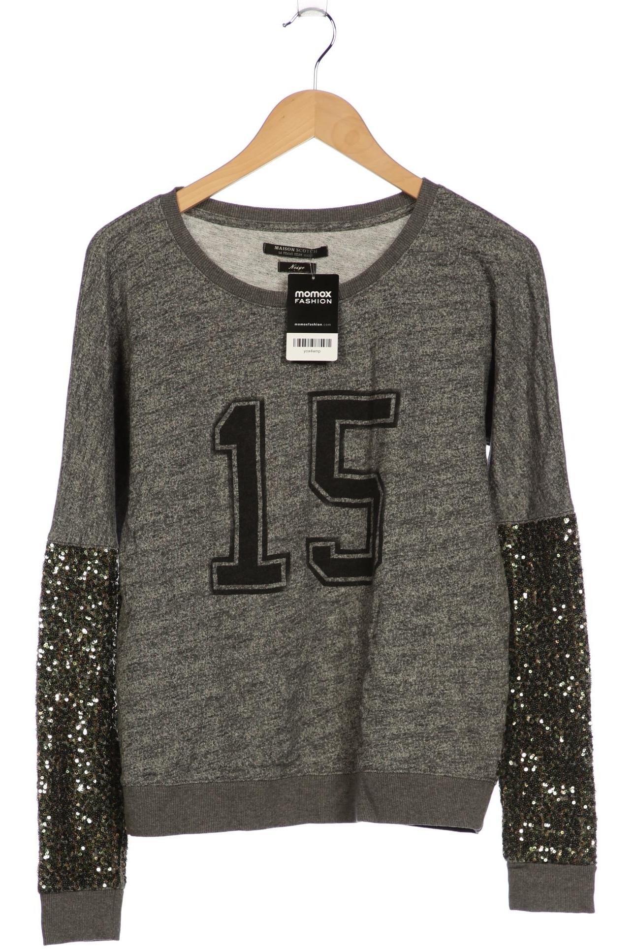 

Maison Scotch Damen Sweatshirt, grau, Gr. 38