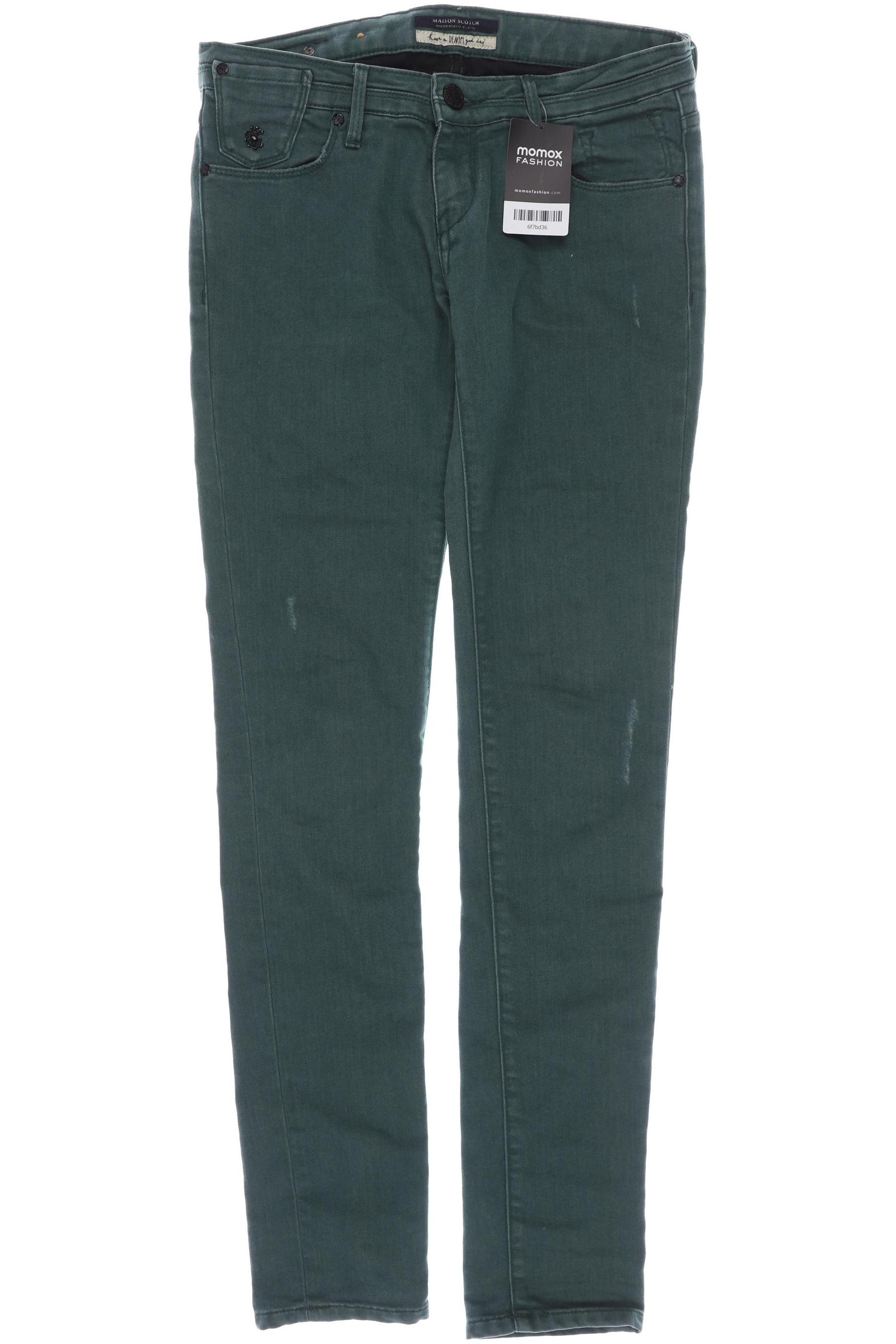 

Maison Scotch Damen Jeans, grün, Gr. 27