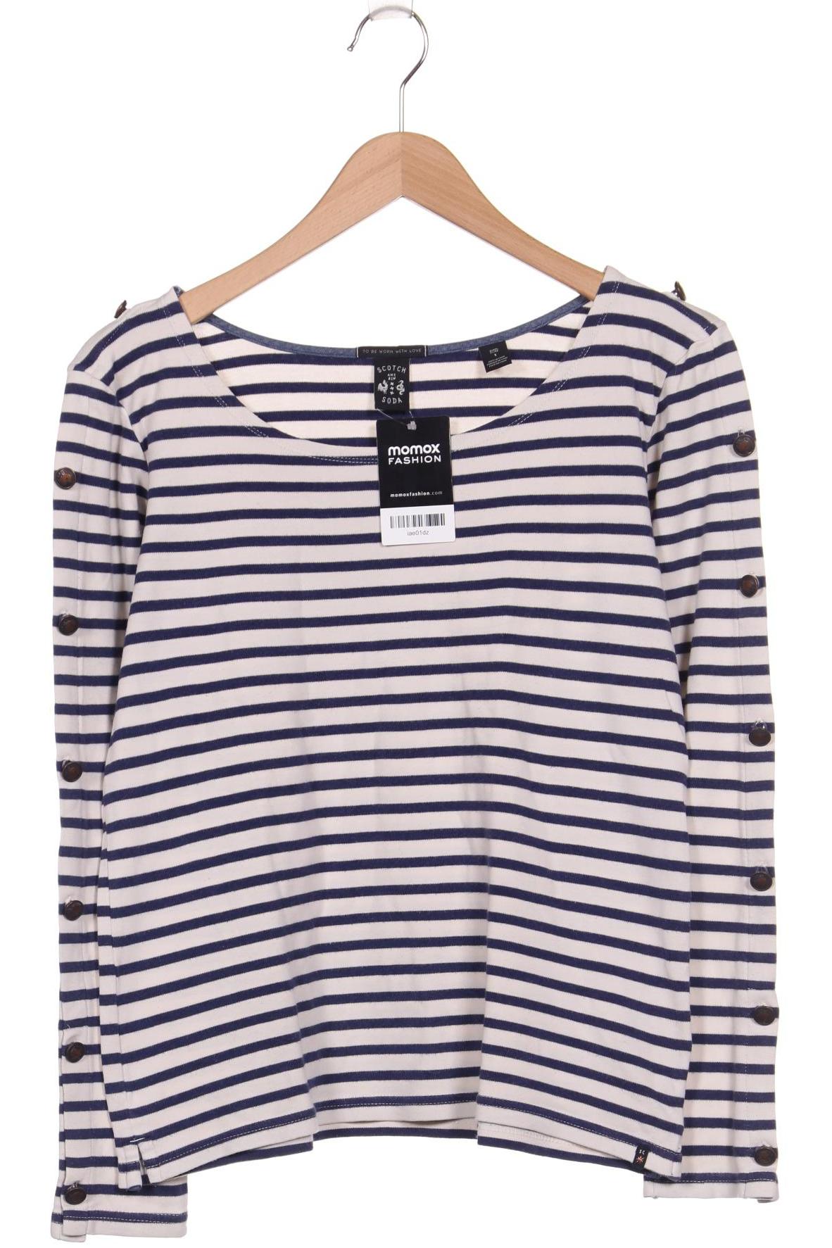 

Maison Scotch Damen Langarmshirt, marineblau, Gr. 36