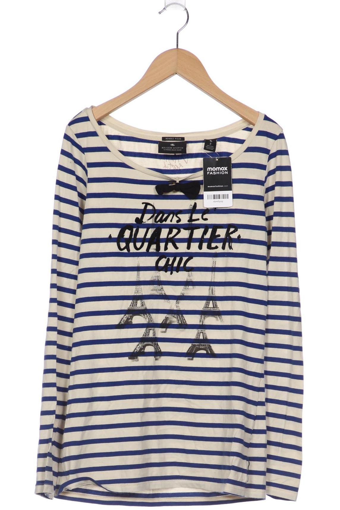 

Maison Scotch Damen Langarmshirt, blau