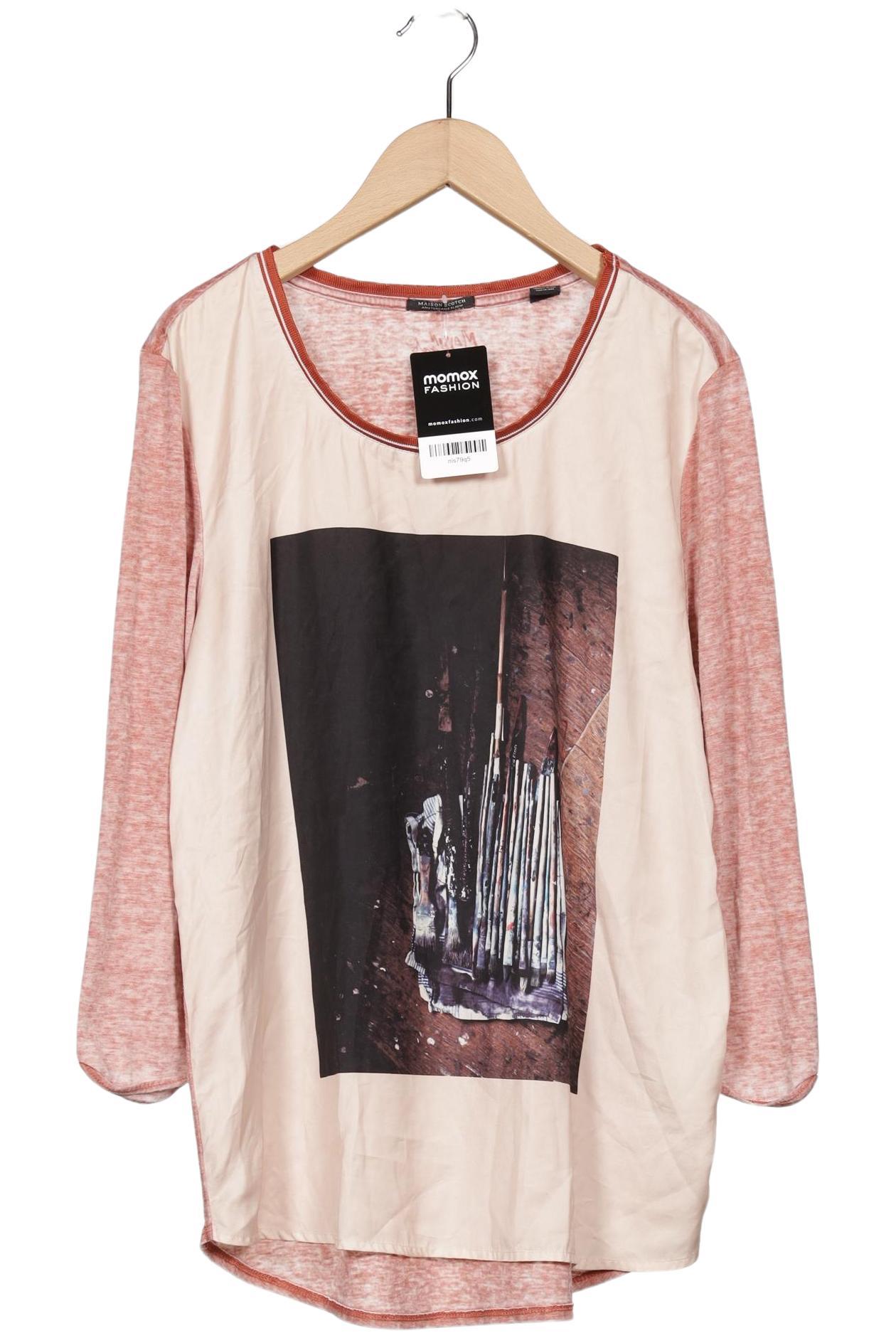 

Maison Scotch Damen Langarmshirt, pink, Gr. 40