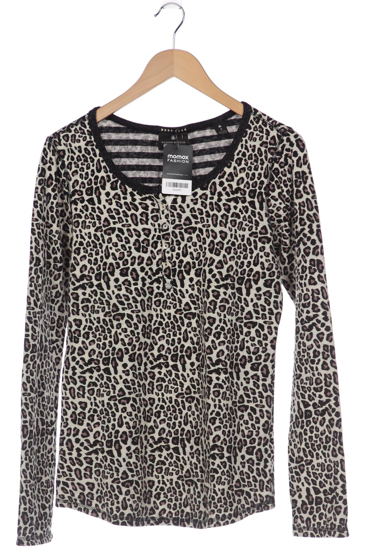 

Maison Scotch Damen Langarmshirt, schwarz