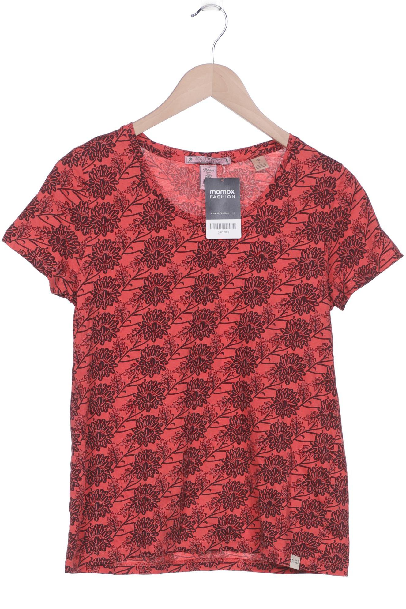 

Maison Scotch Damen T-Shirt, rot, Gr. 36