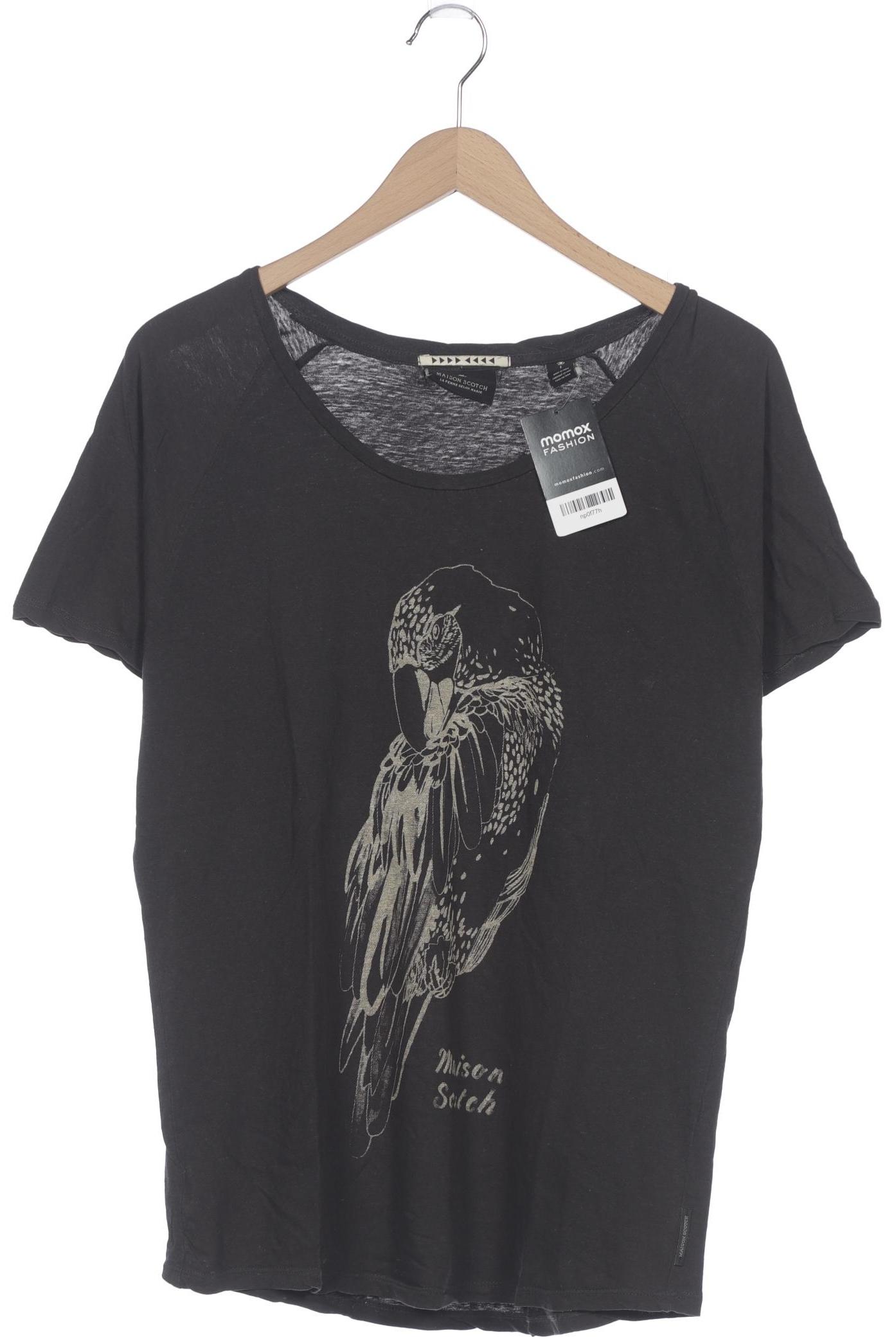 

Maison Scotch Damen T-Shirt, grau, Gr. 36