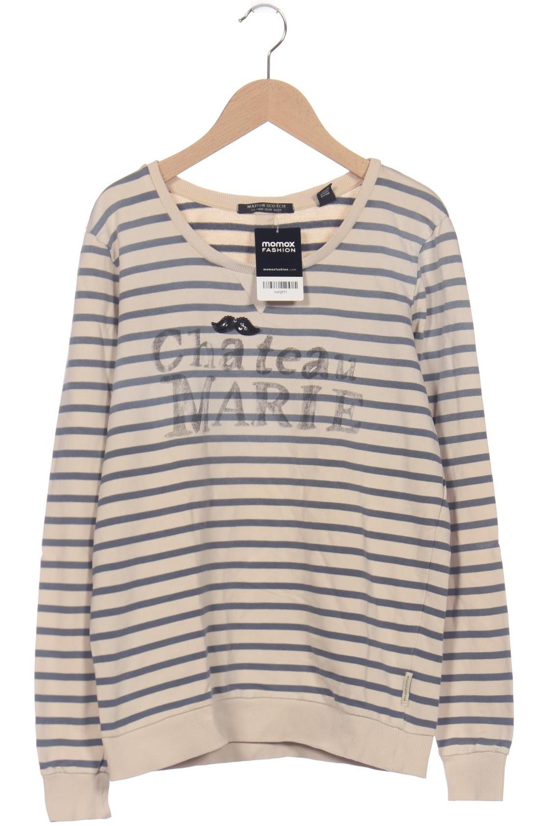 

Maison Scotch Damen Sweatshirt, beige, Gr. 36