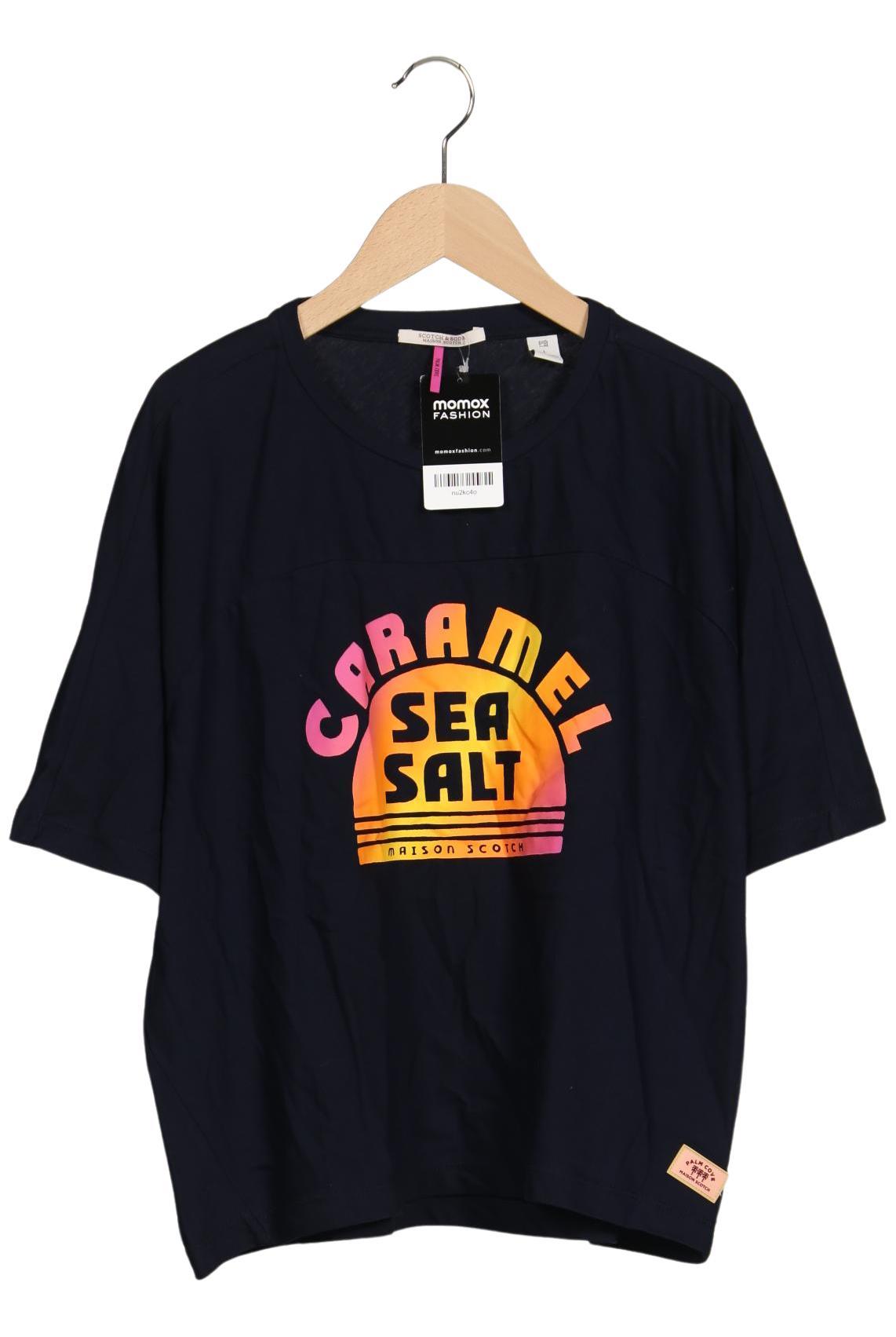 

Maison Scotch Damen T-Shirt, marineblau, Gr. 42