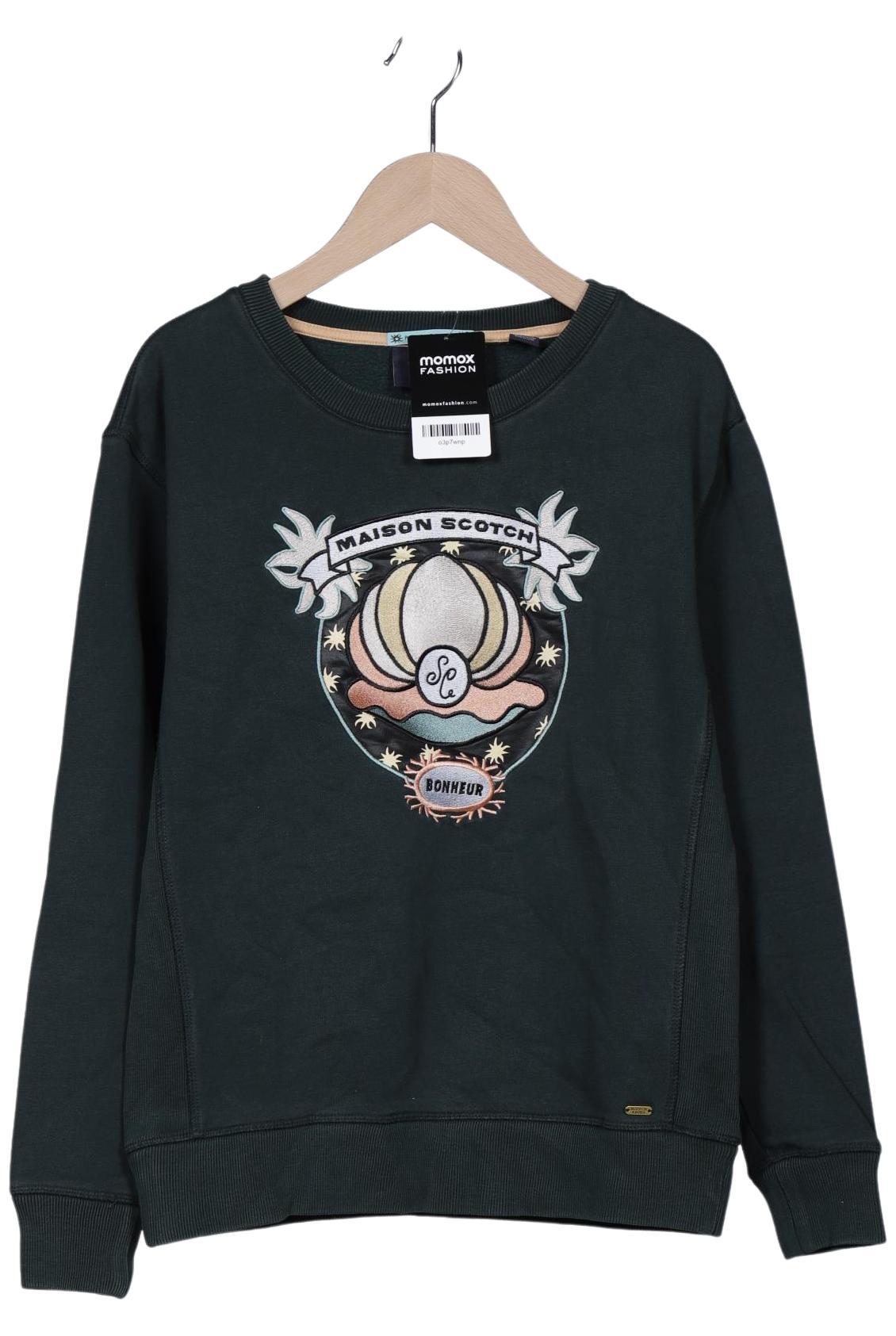 

Maison Scotch Damen Sweatshirt, grün, Gr. 34