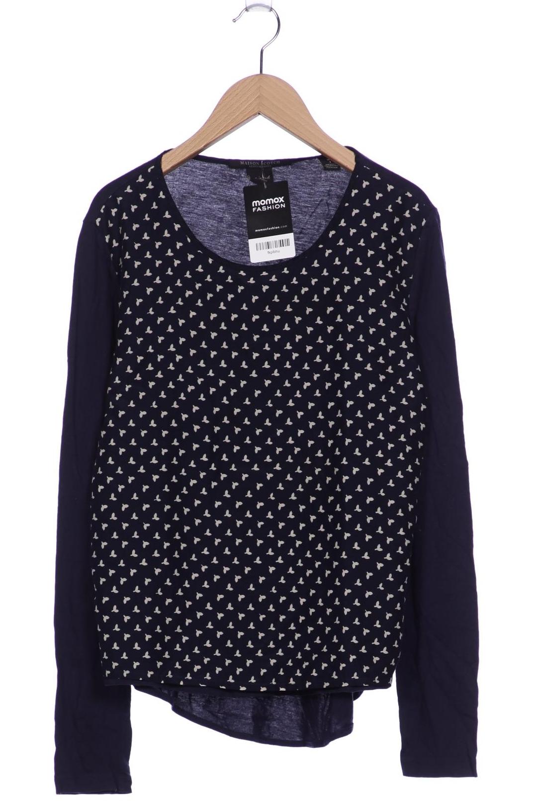 

Maison Scotch Damen Langarmshirt, marineblau, Gr. 36