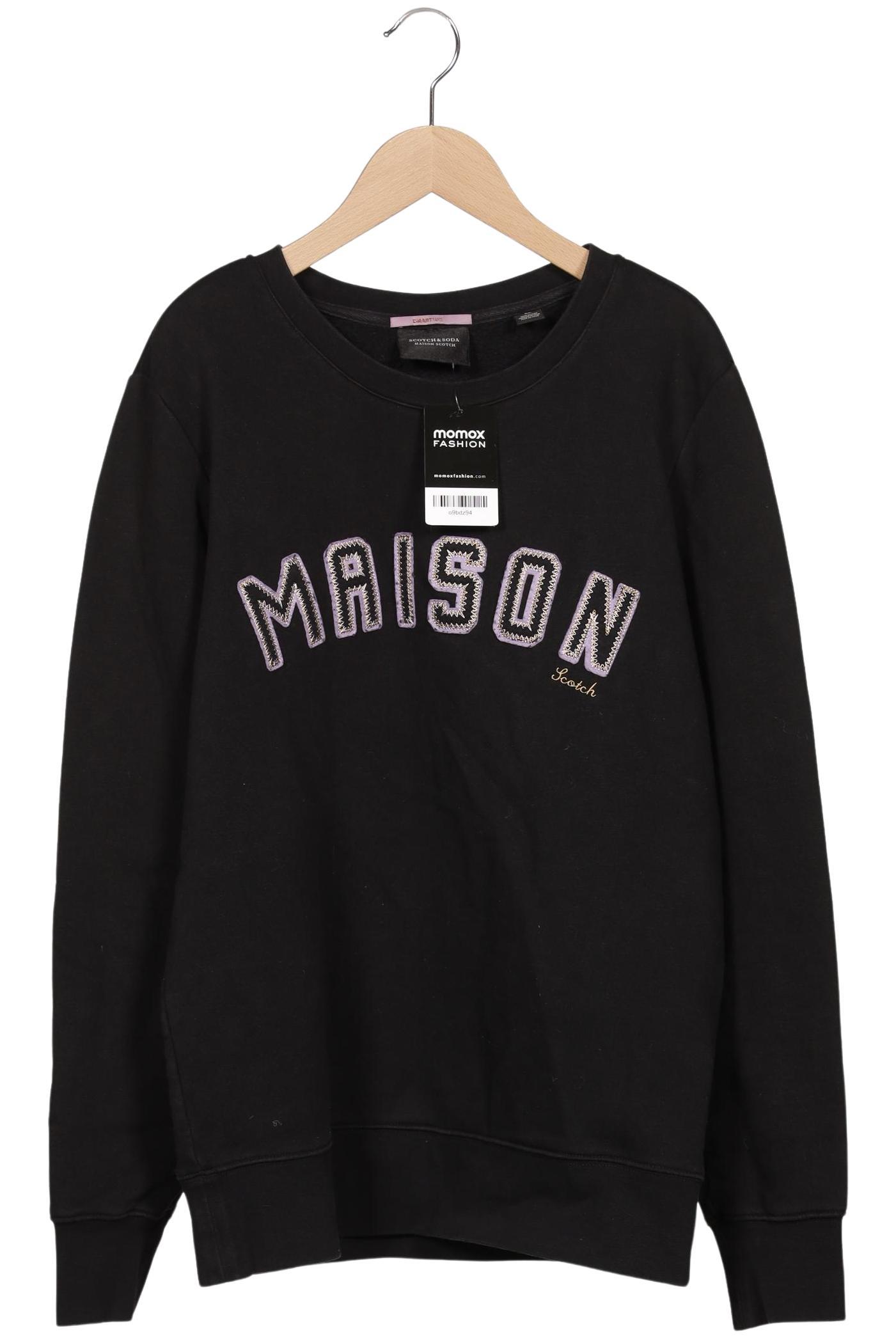 

Maison Scotch Damen Sweatshirt, schwarz, Gr. 44
