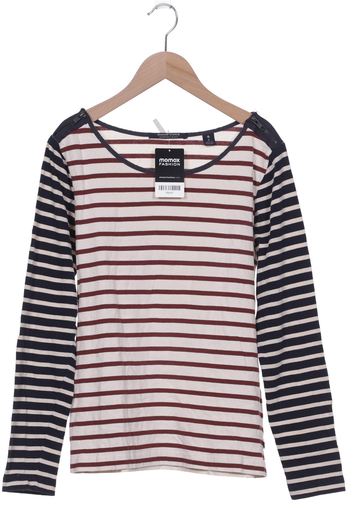 

Maison Scotch Damen Langarmshirt, beige, Gr. 38