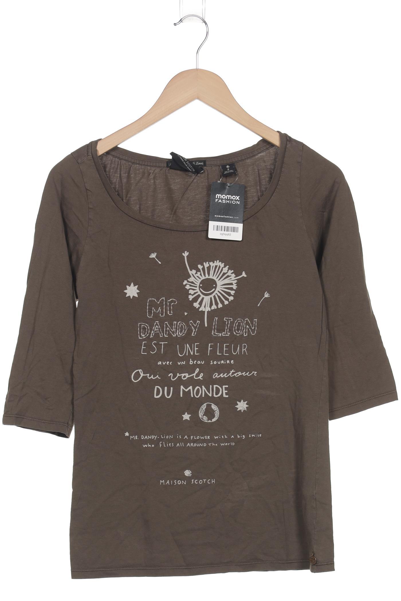 

Maison Scotch Damen Langarmshirt, grün, Gr. 38