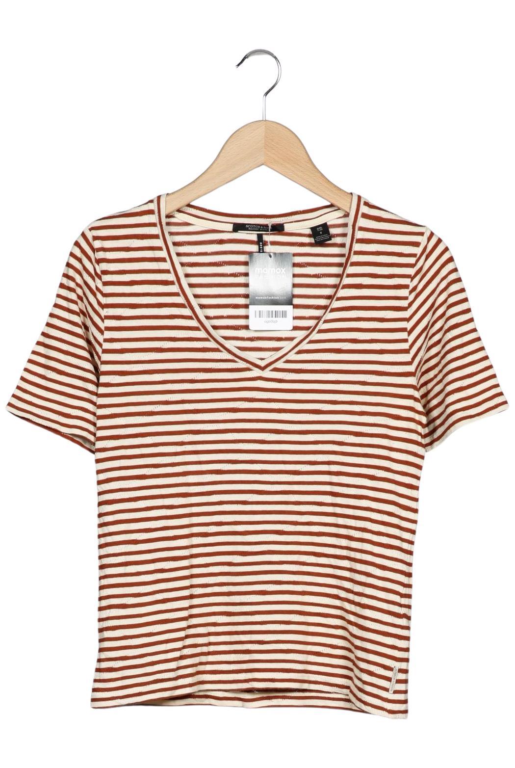

Maison Scotch Damen T-Shirt, mehrfarbig, Gr. 36