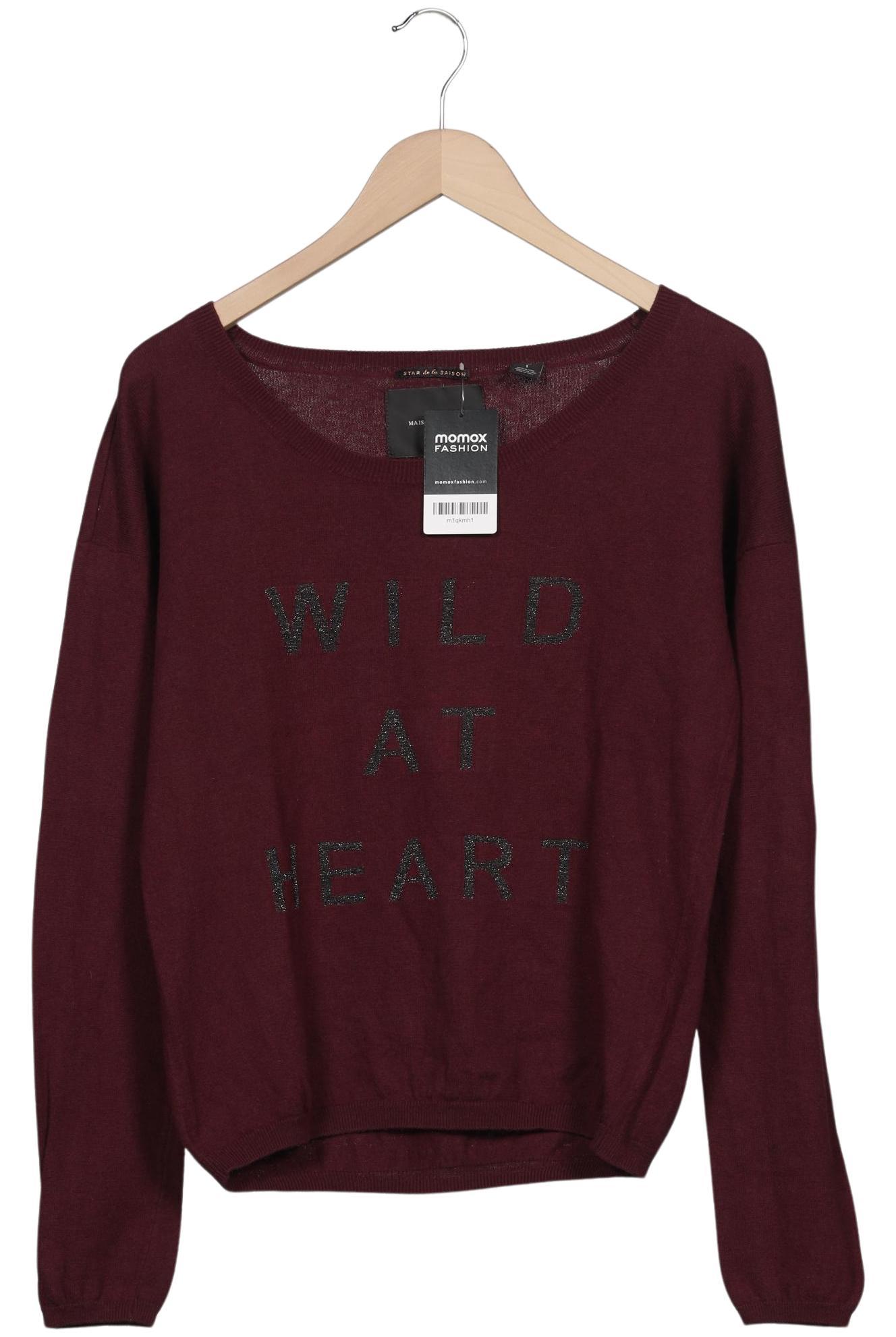 

Maison Scotch Damen Pullover, bordeaux, Gr. 36