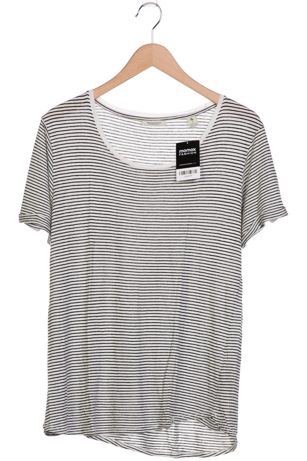 

Maison Scotch Damen T-Shirt, weiß, Gr. 42