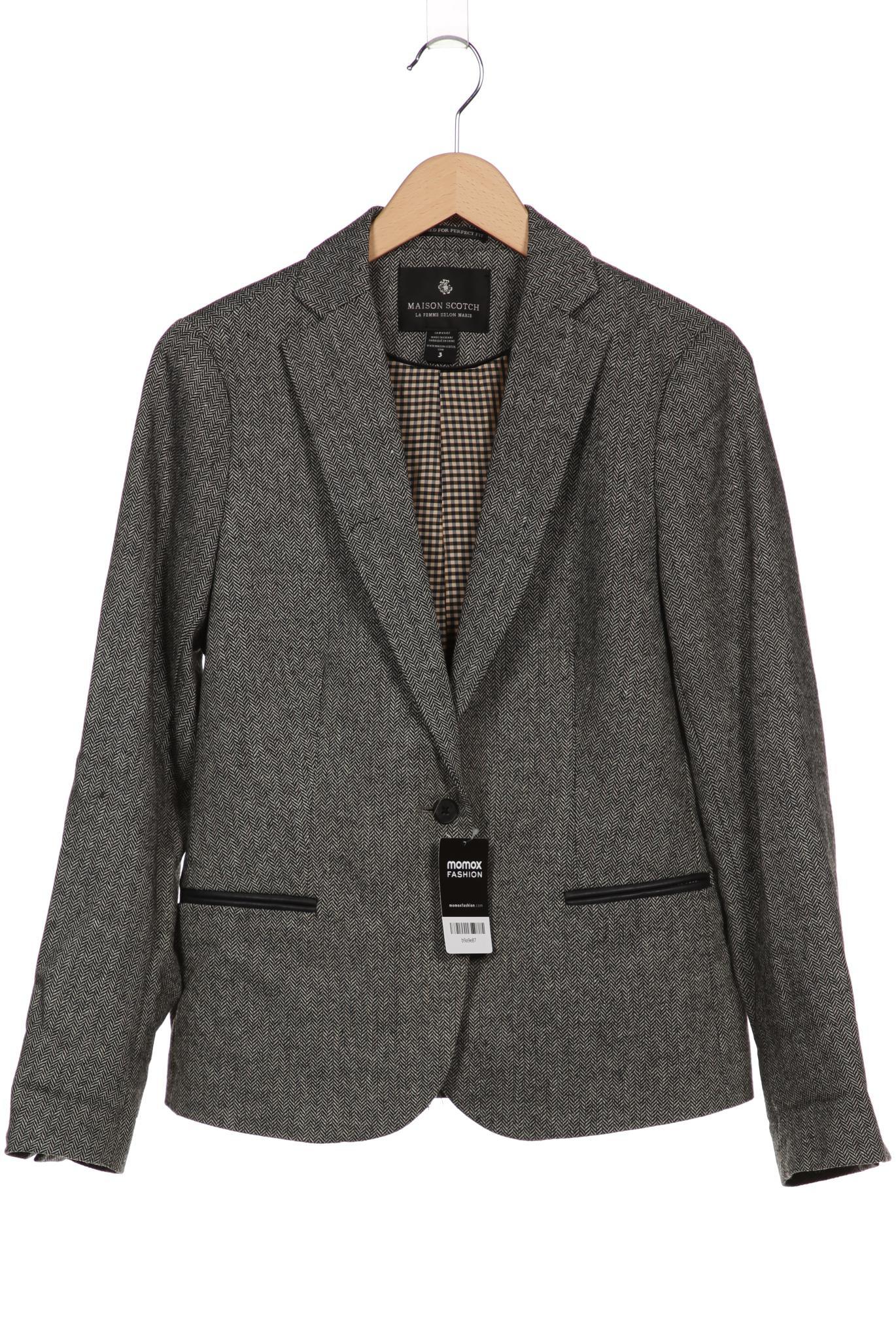 

Maison Scotch Damen Blazer, grau, Gr. 40