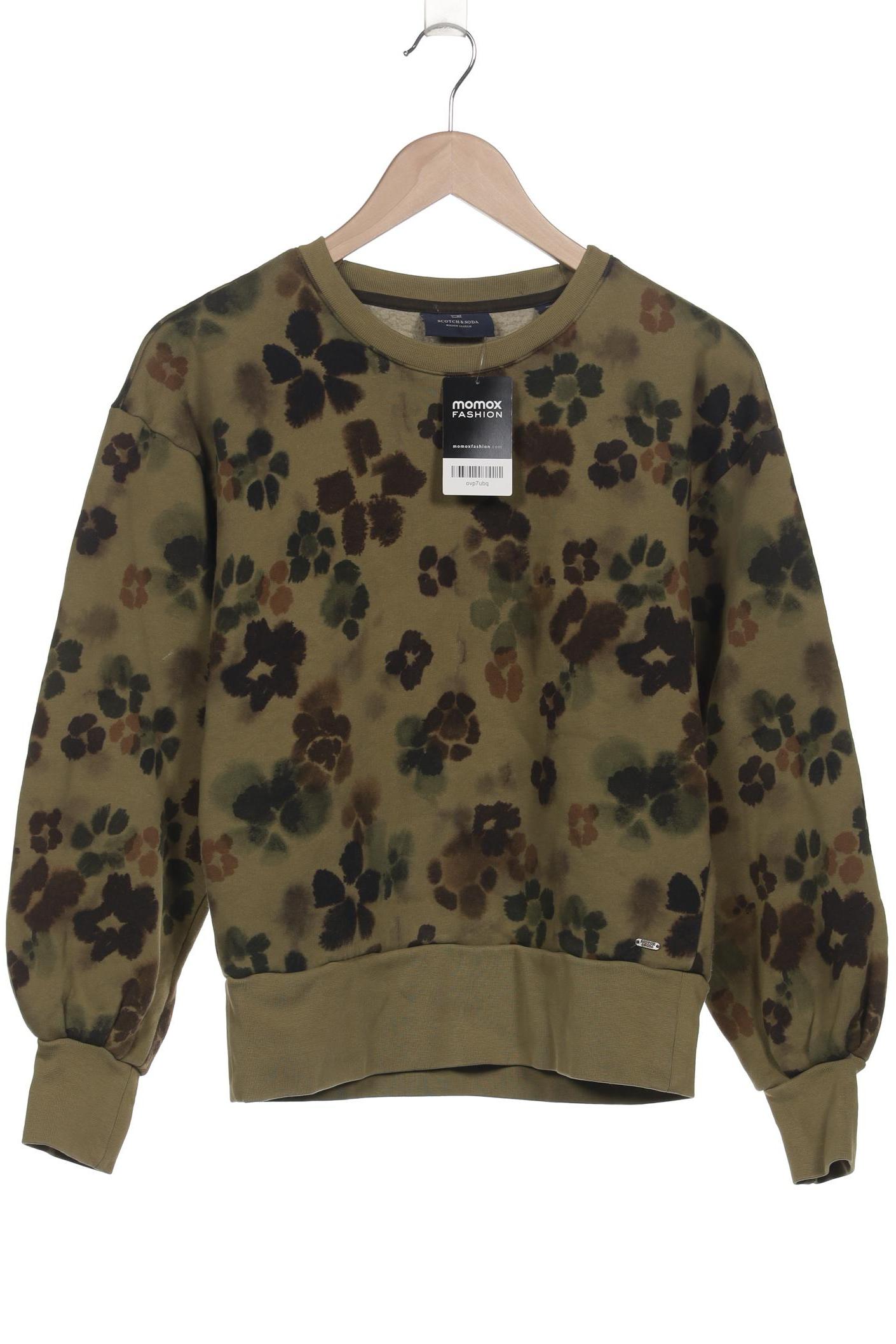 

Maison Scotch Damen Sweatshirt, grün, Gr. 38