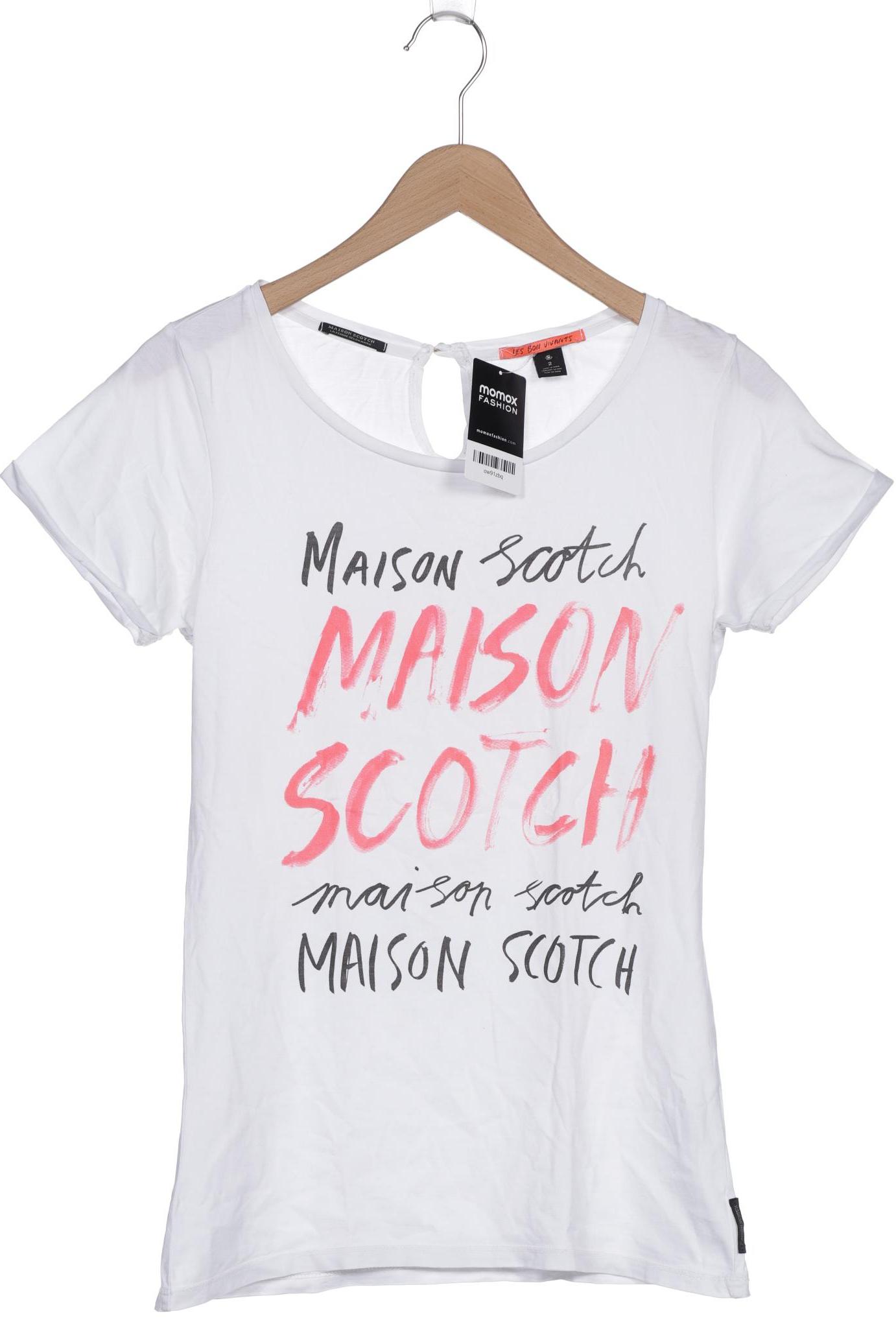 

Maison Scotch Damen T-Shirt, weiß