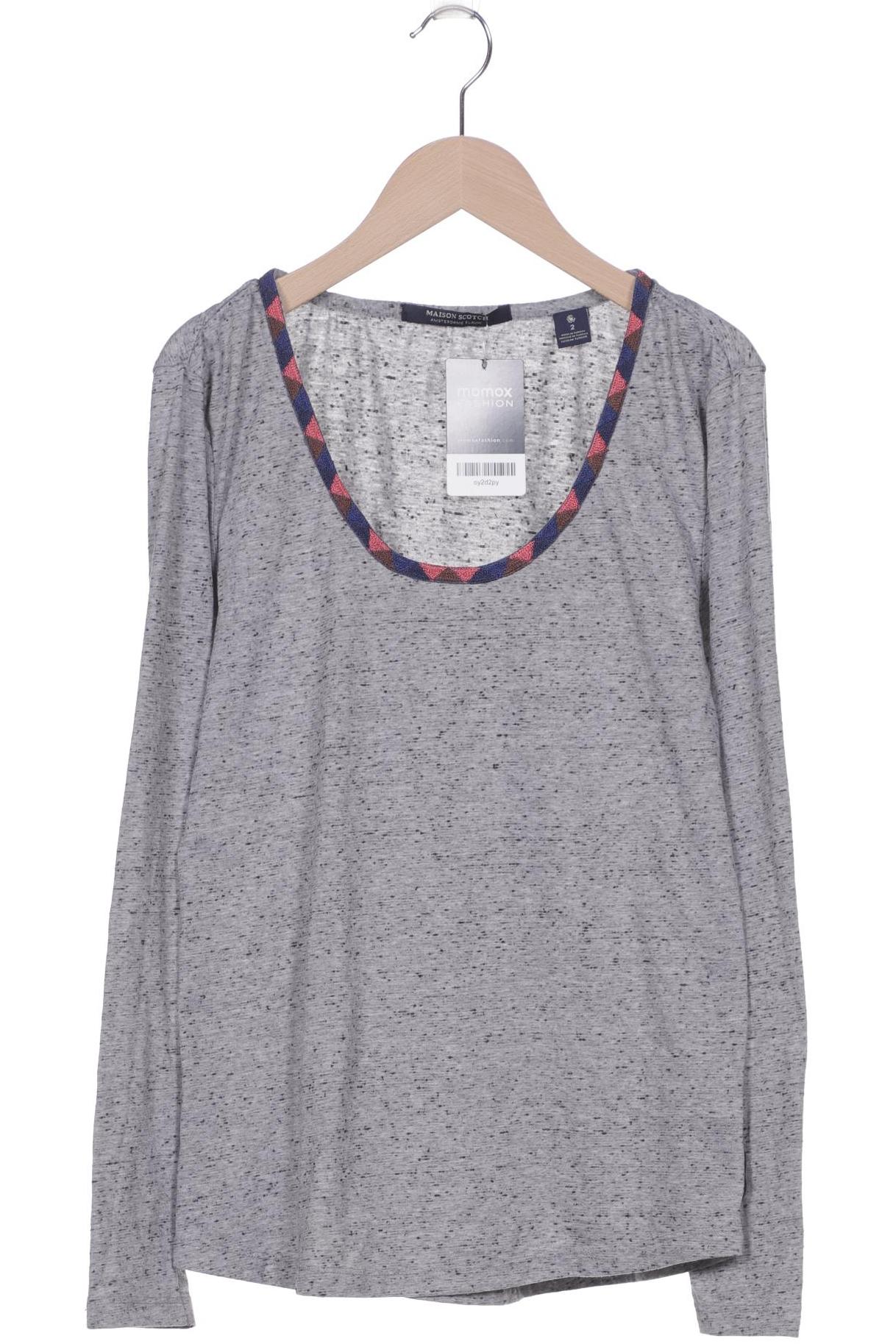 

Maison Scotch Damen Langarmshirt, grau