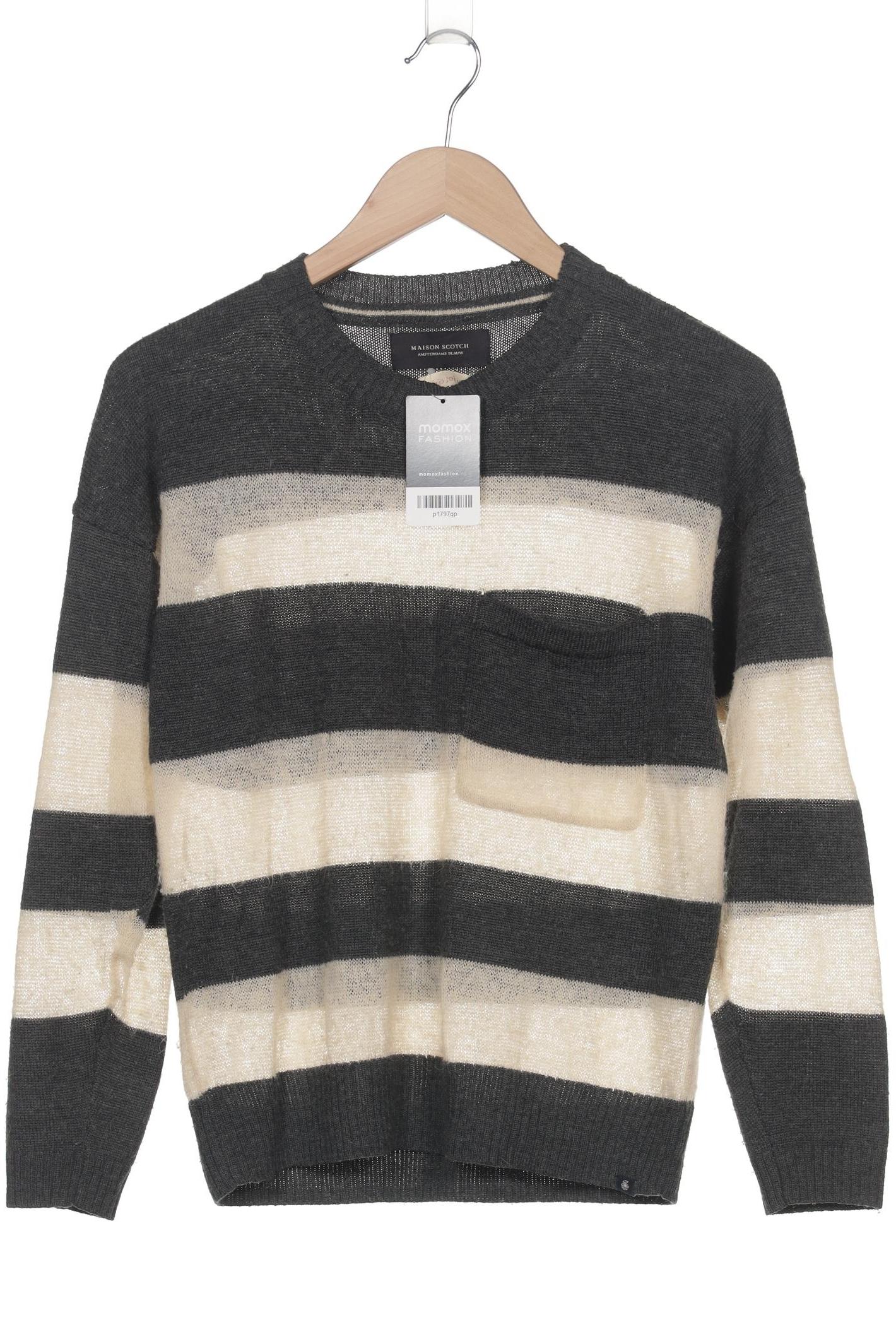 

Maison Scotch Damen Pullover, grau, Gr. 38