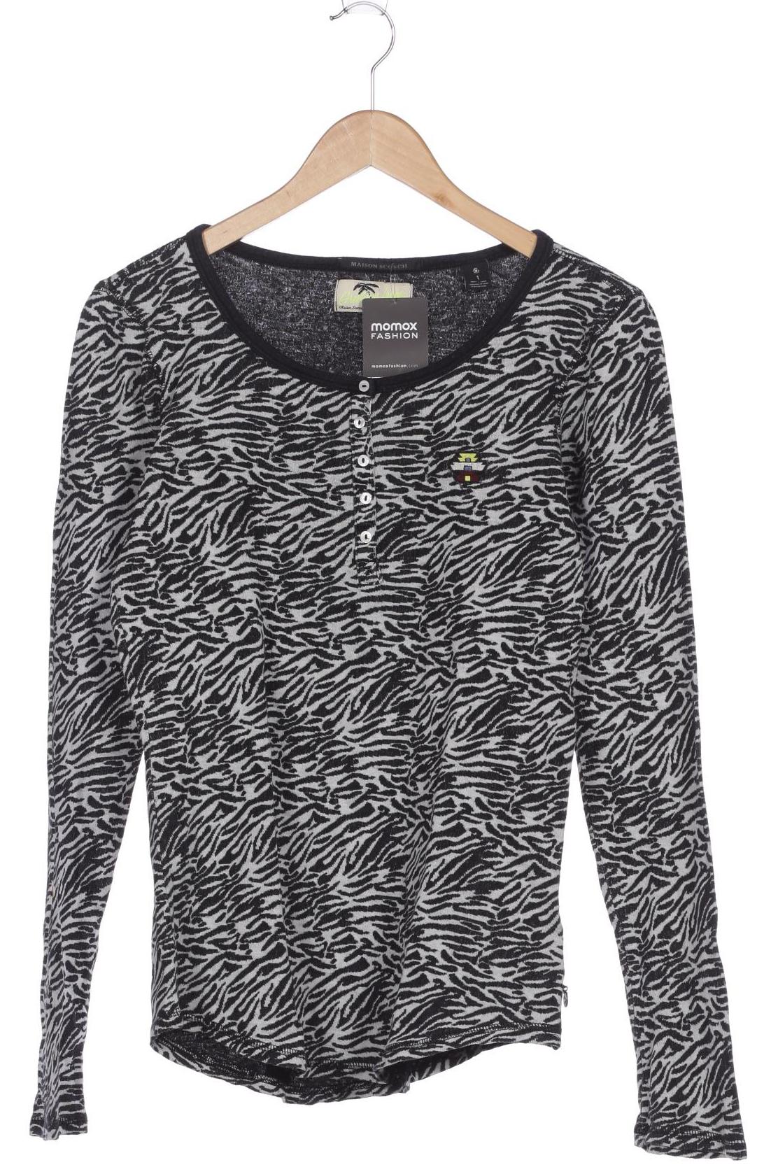 

Maison Scotch Damen Langarmshirt, grau, Gr. 36