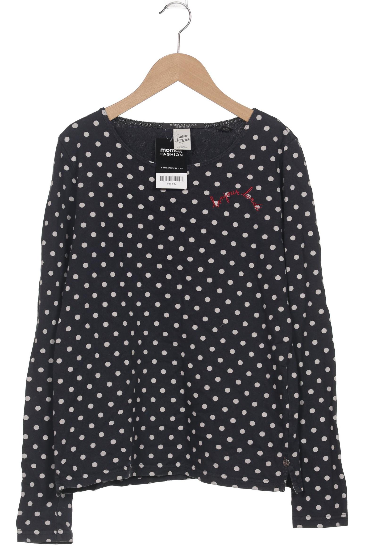 

Maison Scotch Damen Langarmshirt, marineblau, Gr. 36