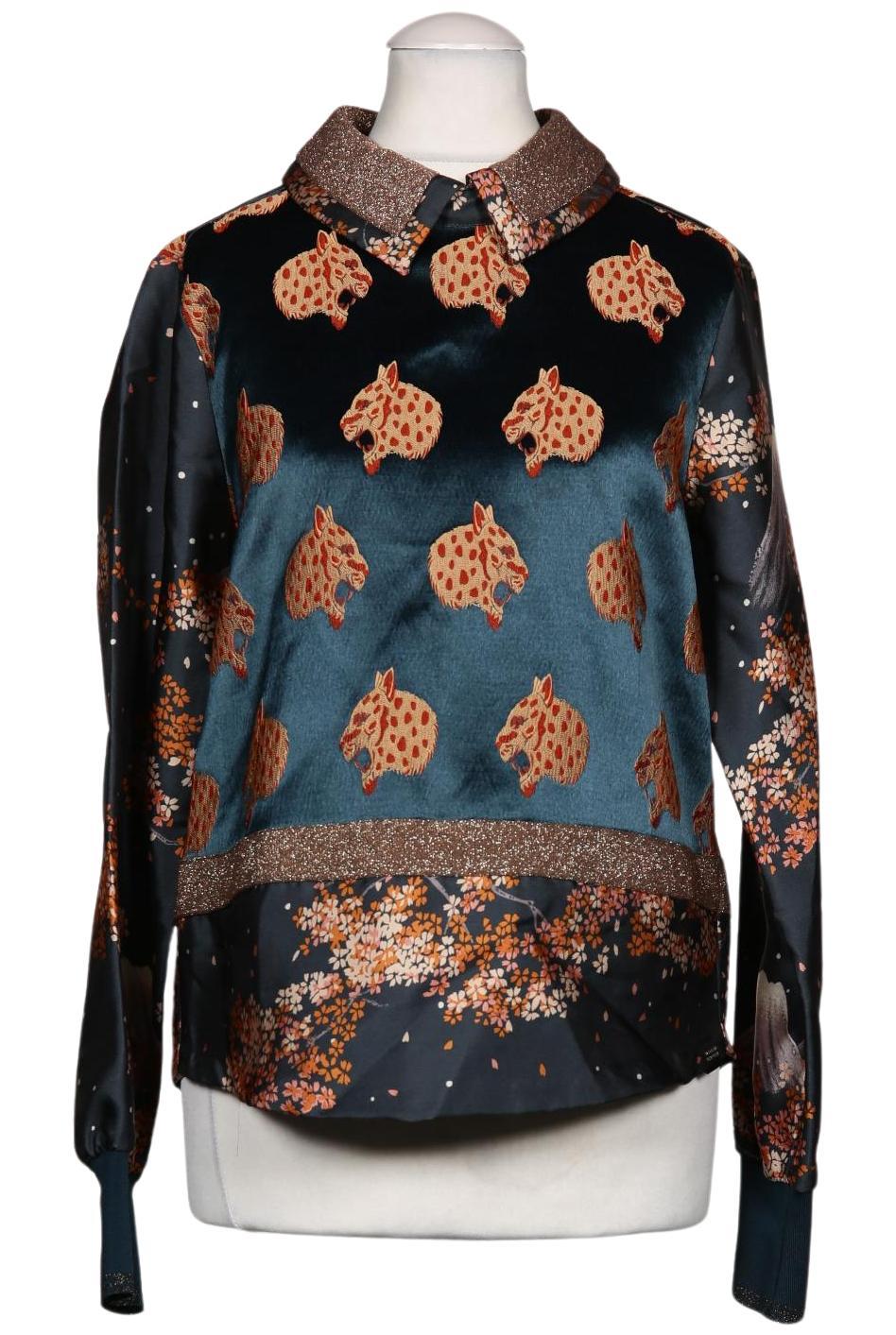 

Maison Scotch Damen Bluse, türkis, Gr. 34