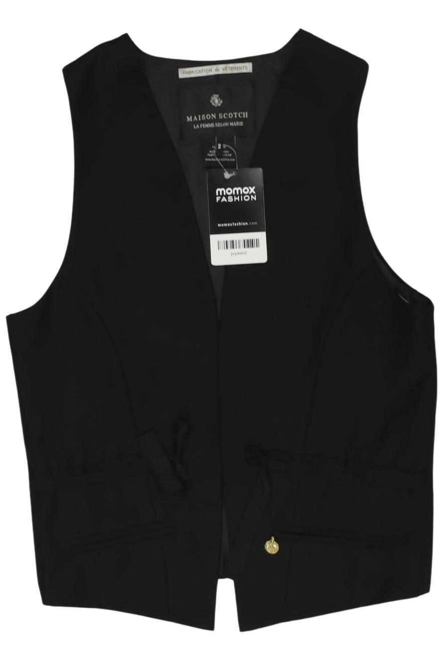 

Maison Scotch Damen Weste, schwarz, Gr. 38
