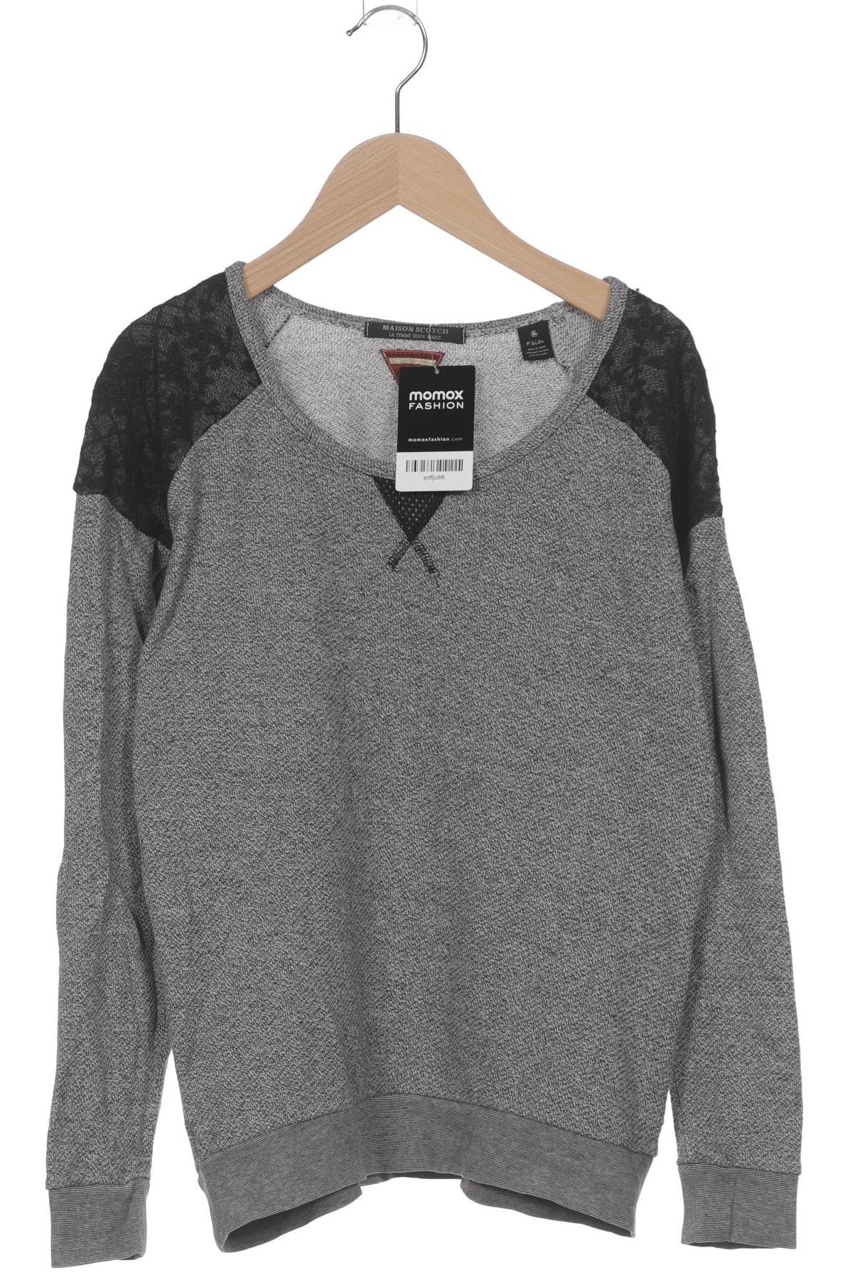 

Maison Scotch Damen Sweatshirt, grau, Gr. 34
