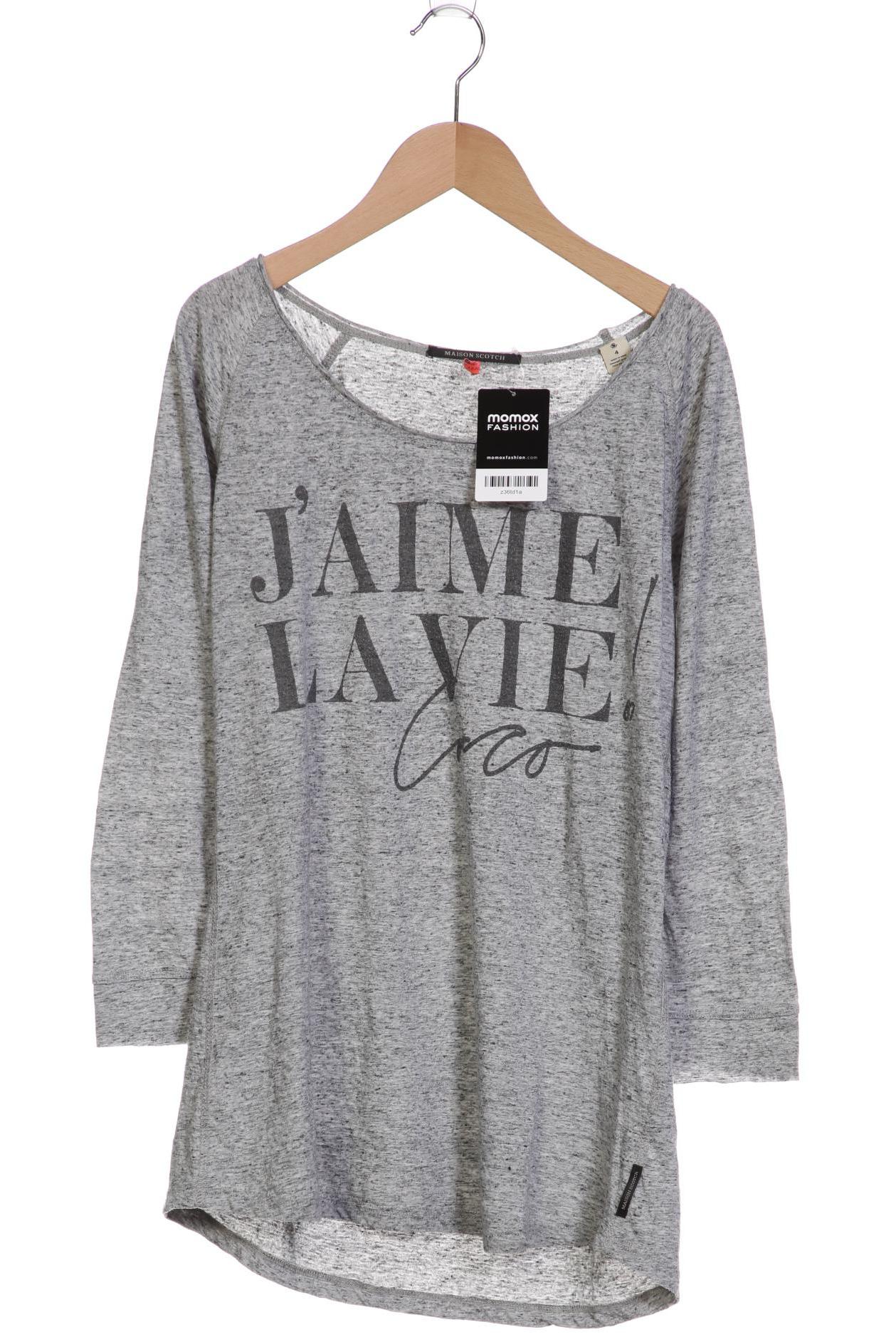 

Maison Scotch Damen Langarmshirt, grau