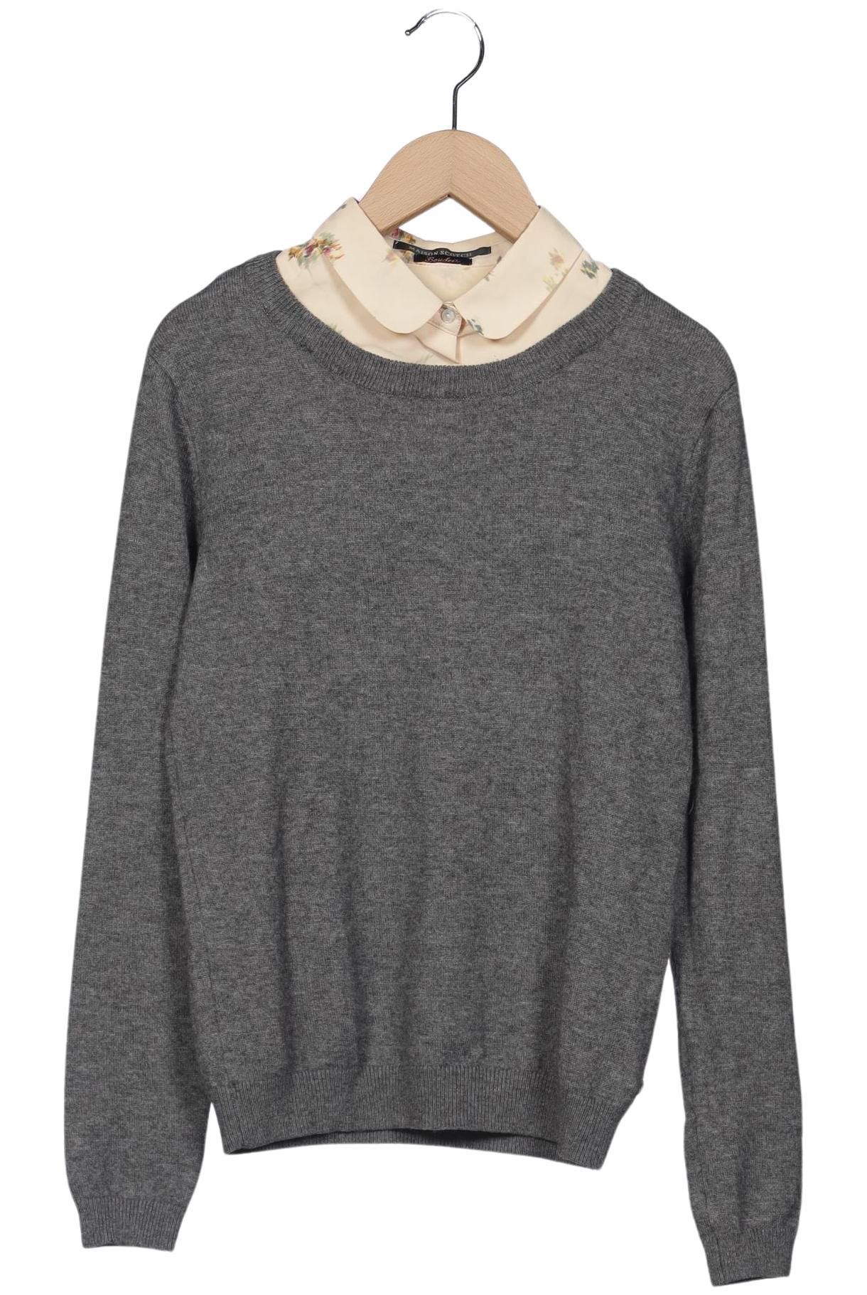

Maison Scotch Damen Pullover, grau, Gr. 36