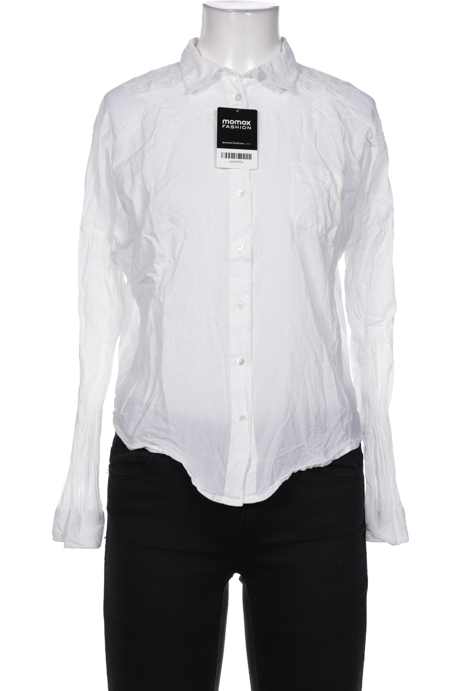 

Maison Scotch Damen Bluse, weiß, Gr. 34