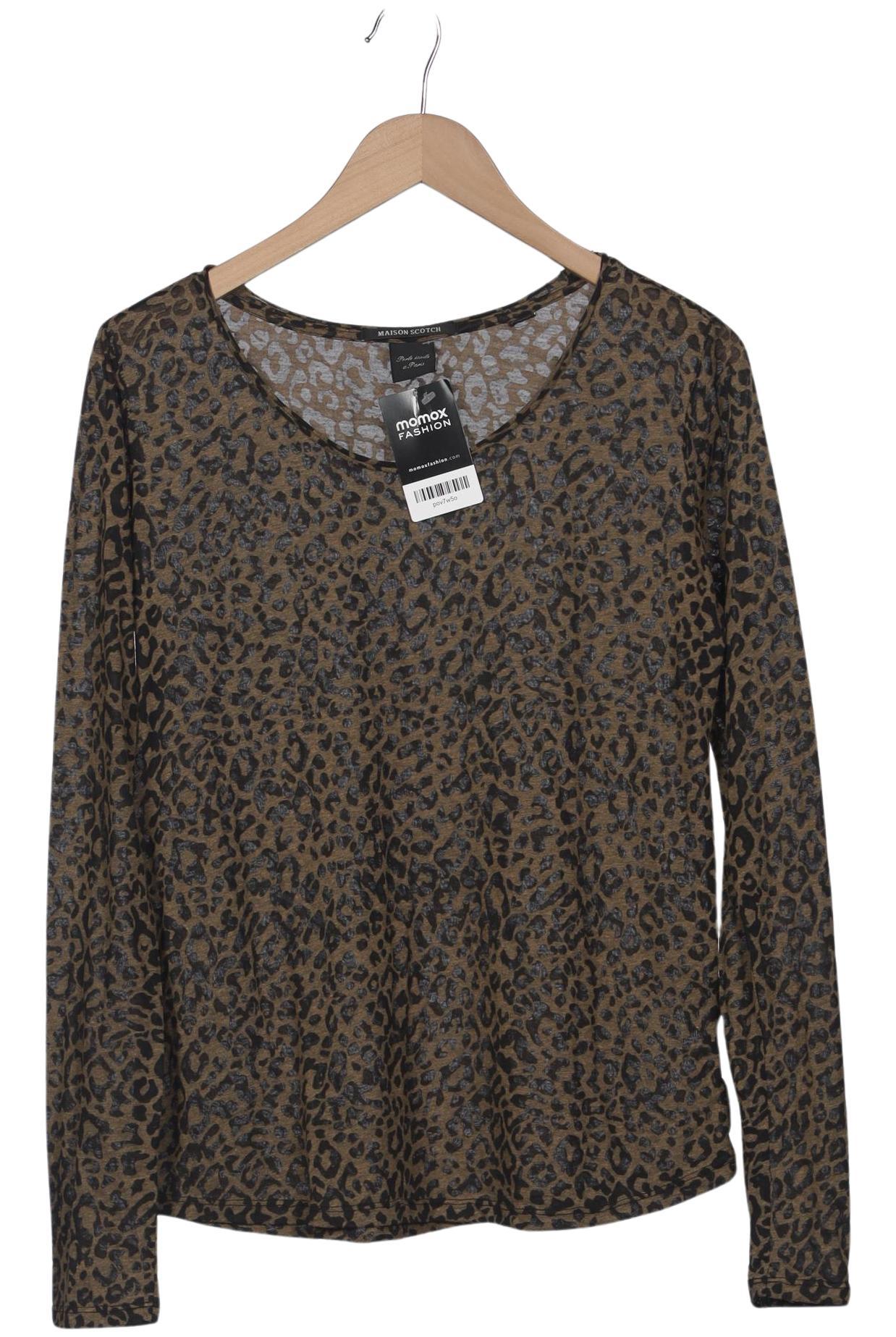 

Maison Scotch Damen Langarmshirt, braun, Gr. 38