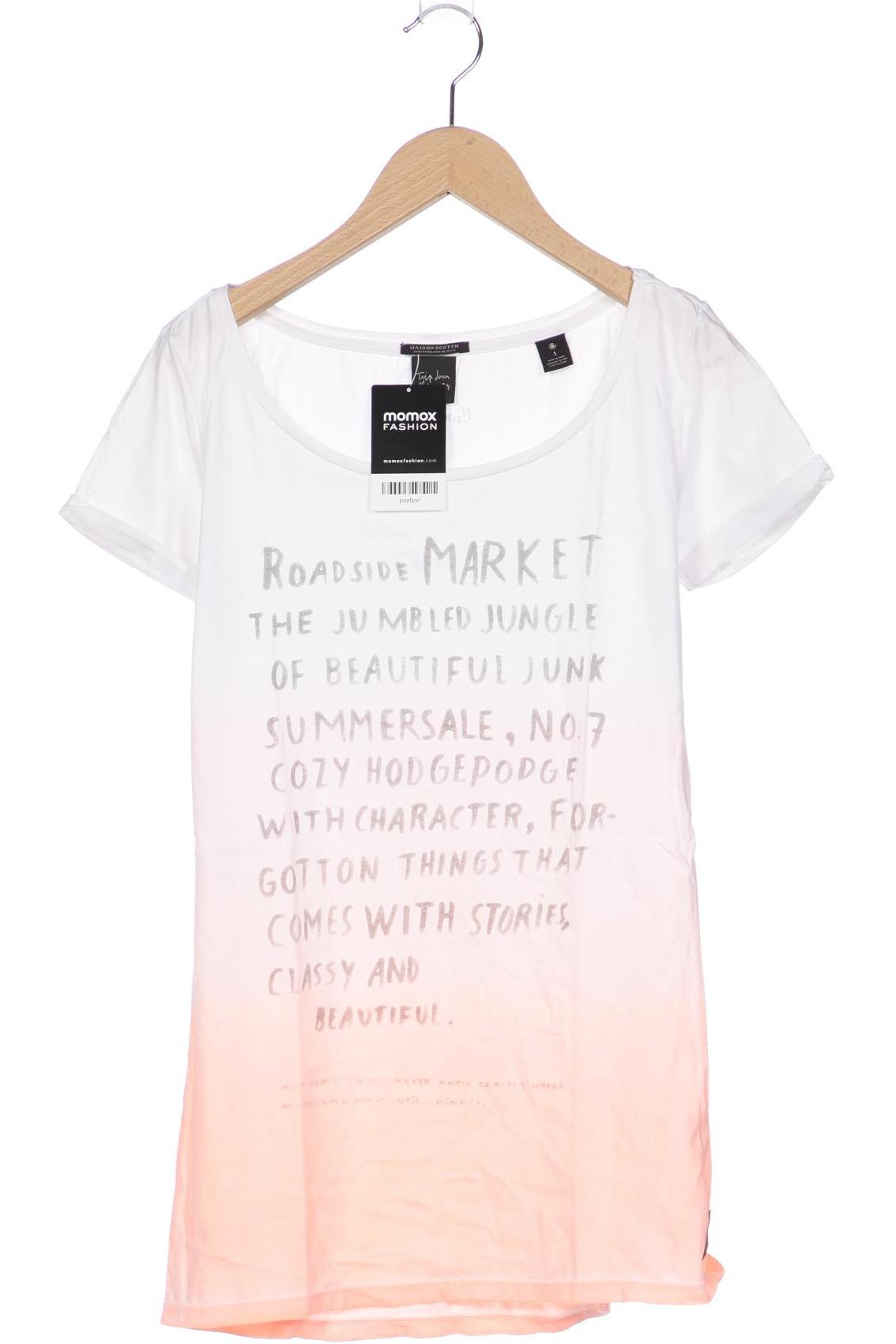 

Maison Scotch Damen T-Shirt, weiß