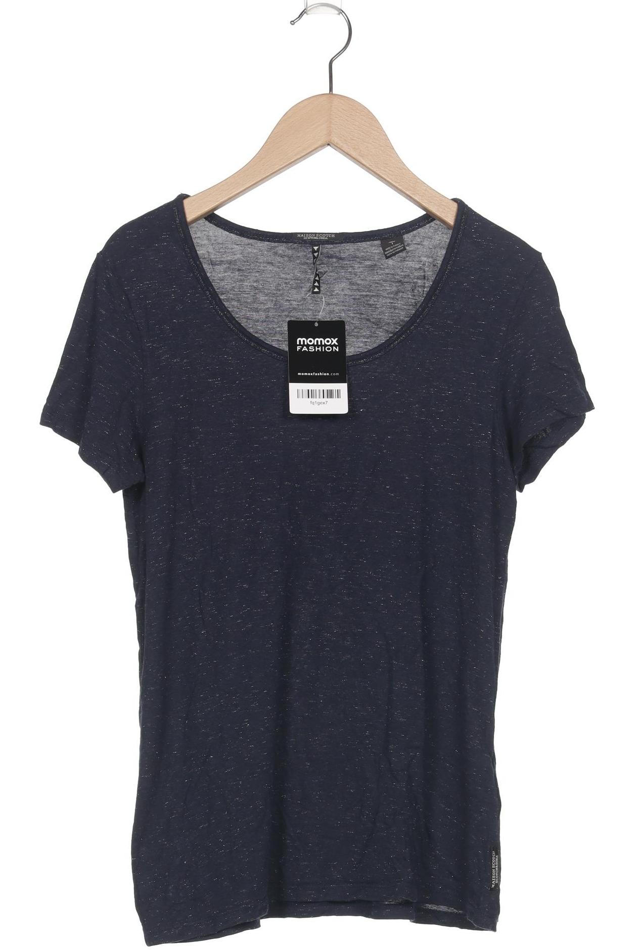 

Maison Scotch Damen T-Shirt, marineblau, Gr. 36